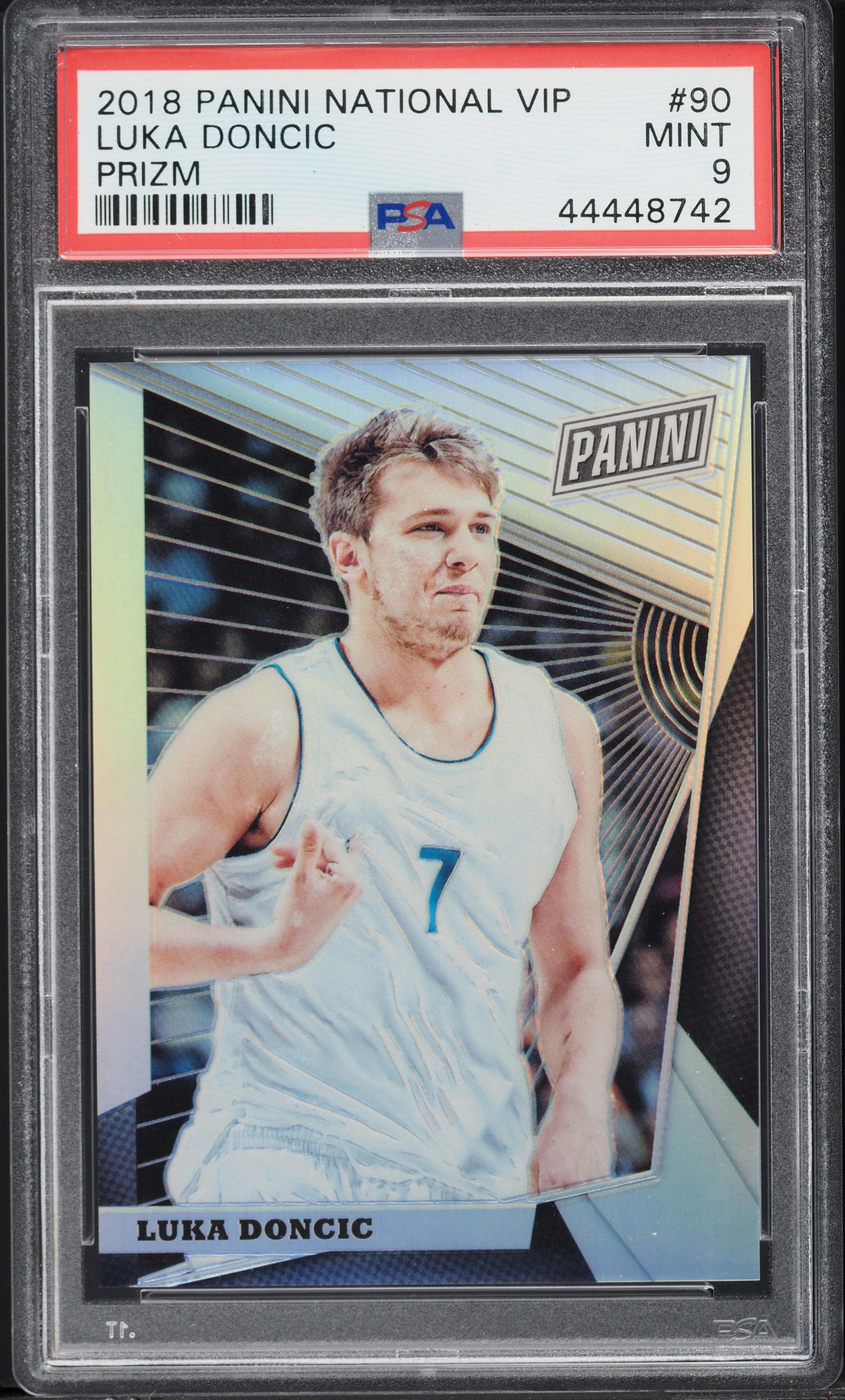 2018 Panini National VIP Prizm Luka Doncic ROOKIE #90 PSA 9 MINT