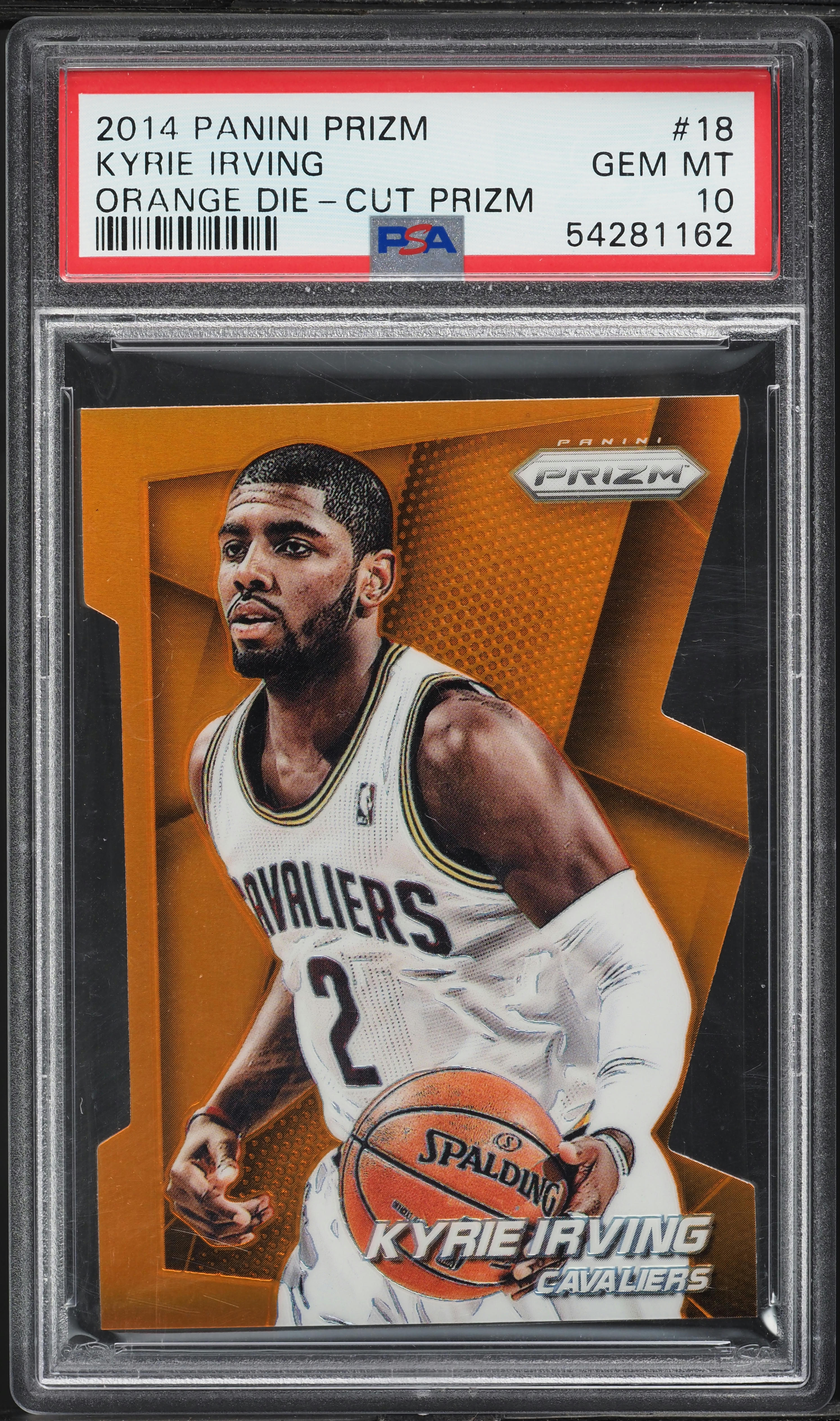 2014 Panini Prizm Orange Die-Cut Kyrie Irving /139 #18 PSA 10 GEM
