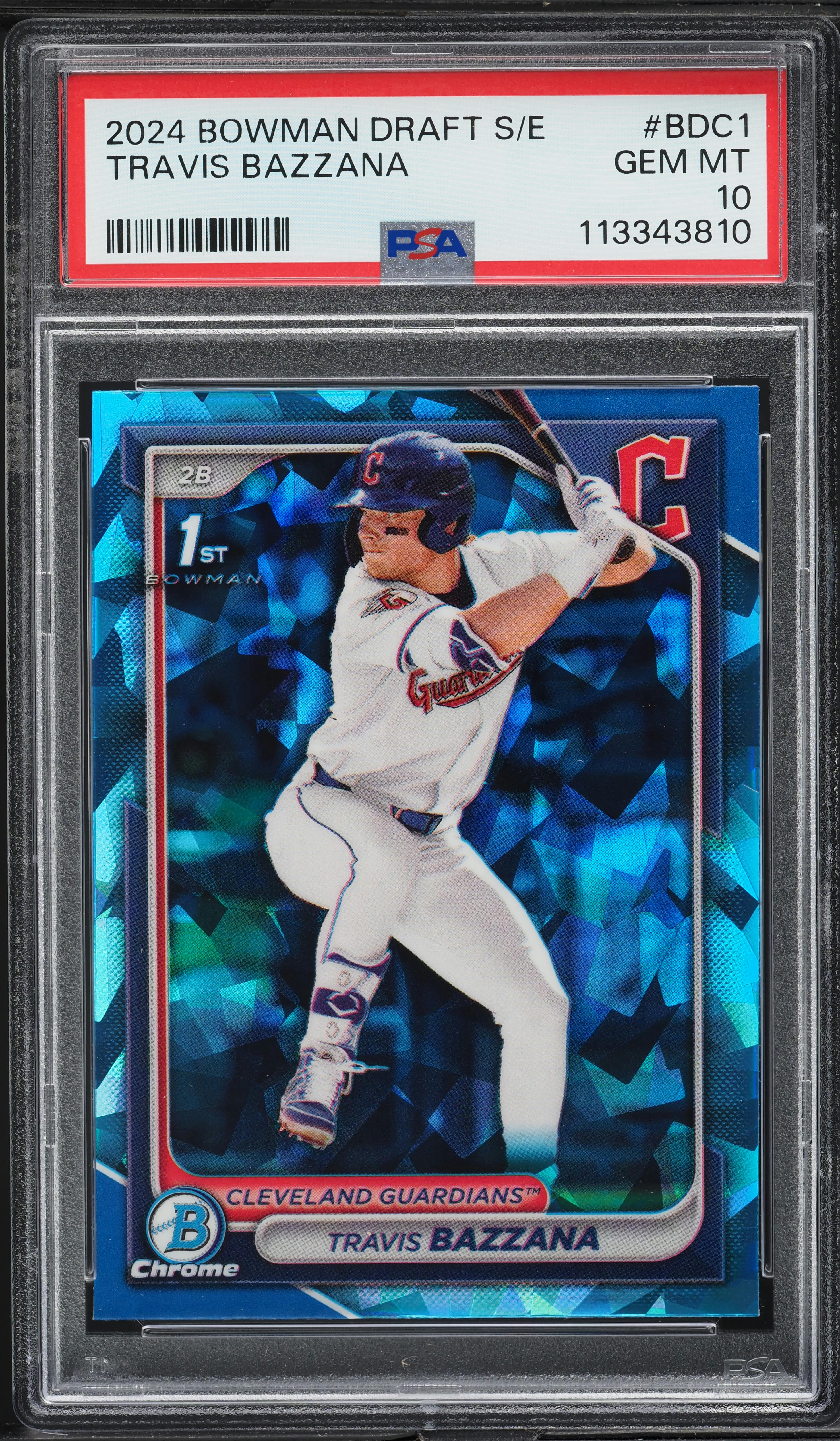 2024 Bowman Chrome Draft Sapphire Travis Bazzana PROSPECT #BDC-1