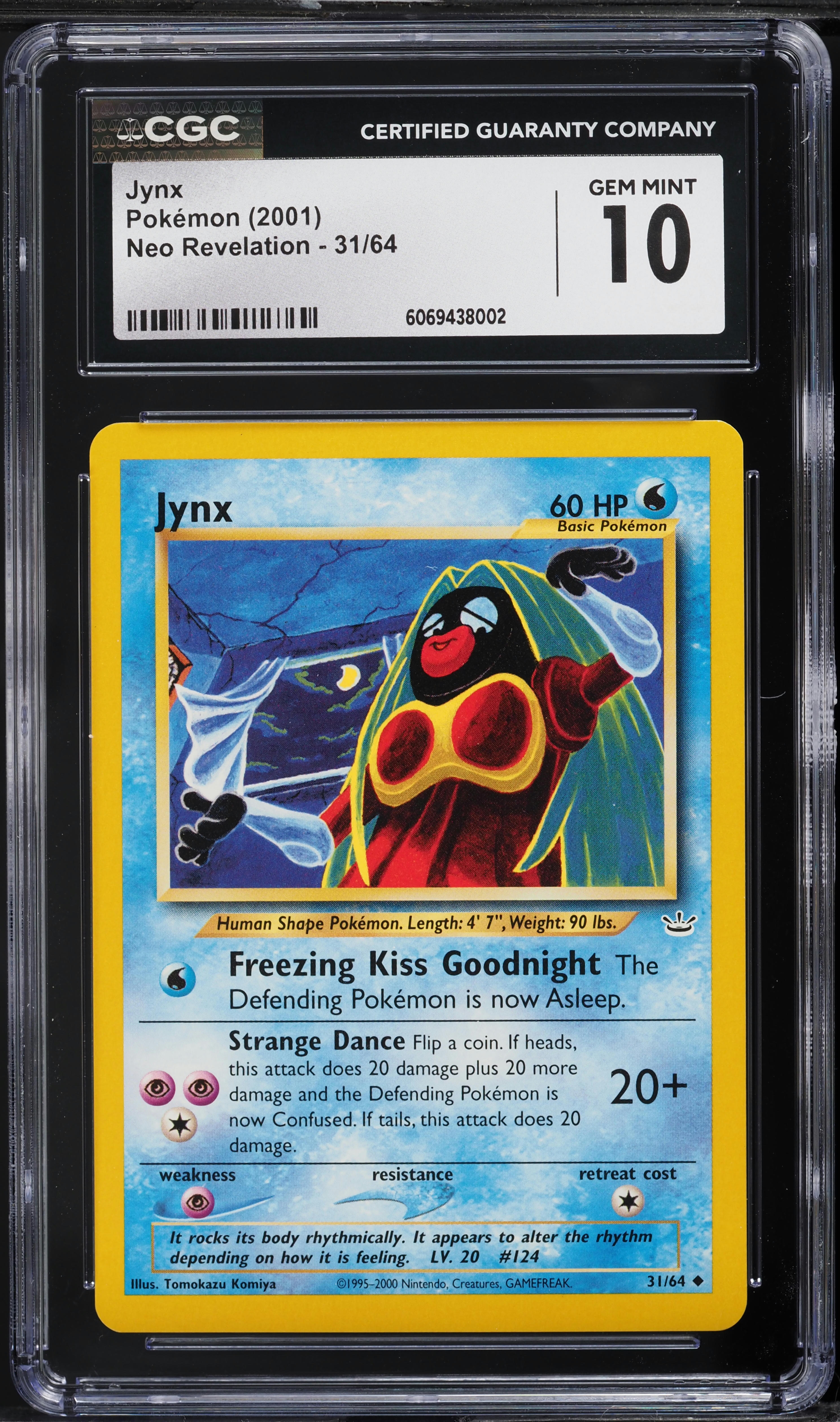 2001 Pokemon Neo Revelation Jynx #31 CGC 10 GEM MINT on Fanatics