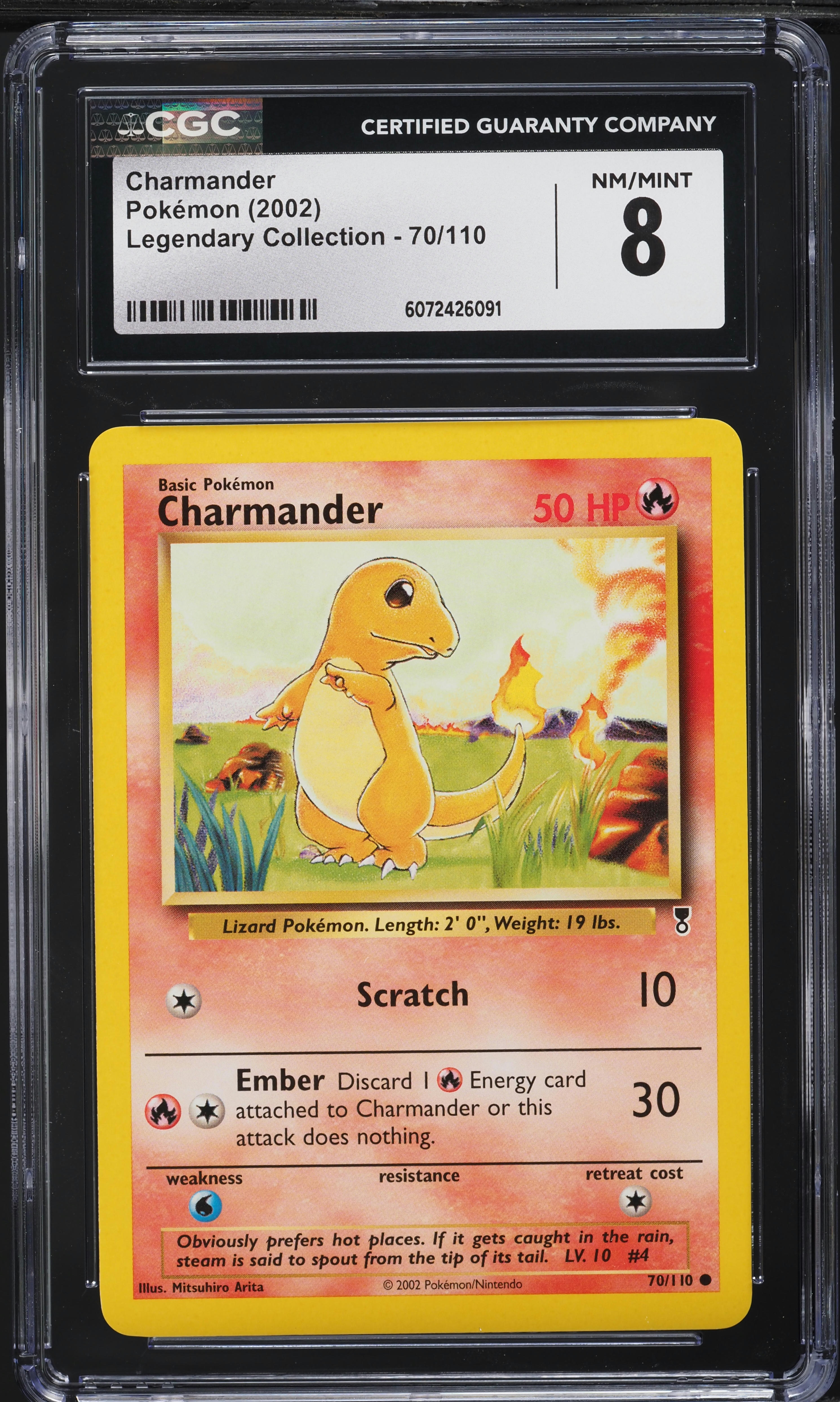 2002 charmander pokemon card - (50) Retreat Cost I really love this Charmander