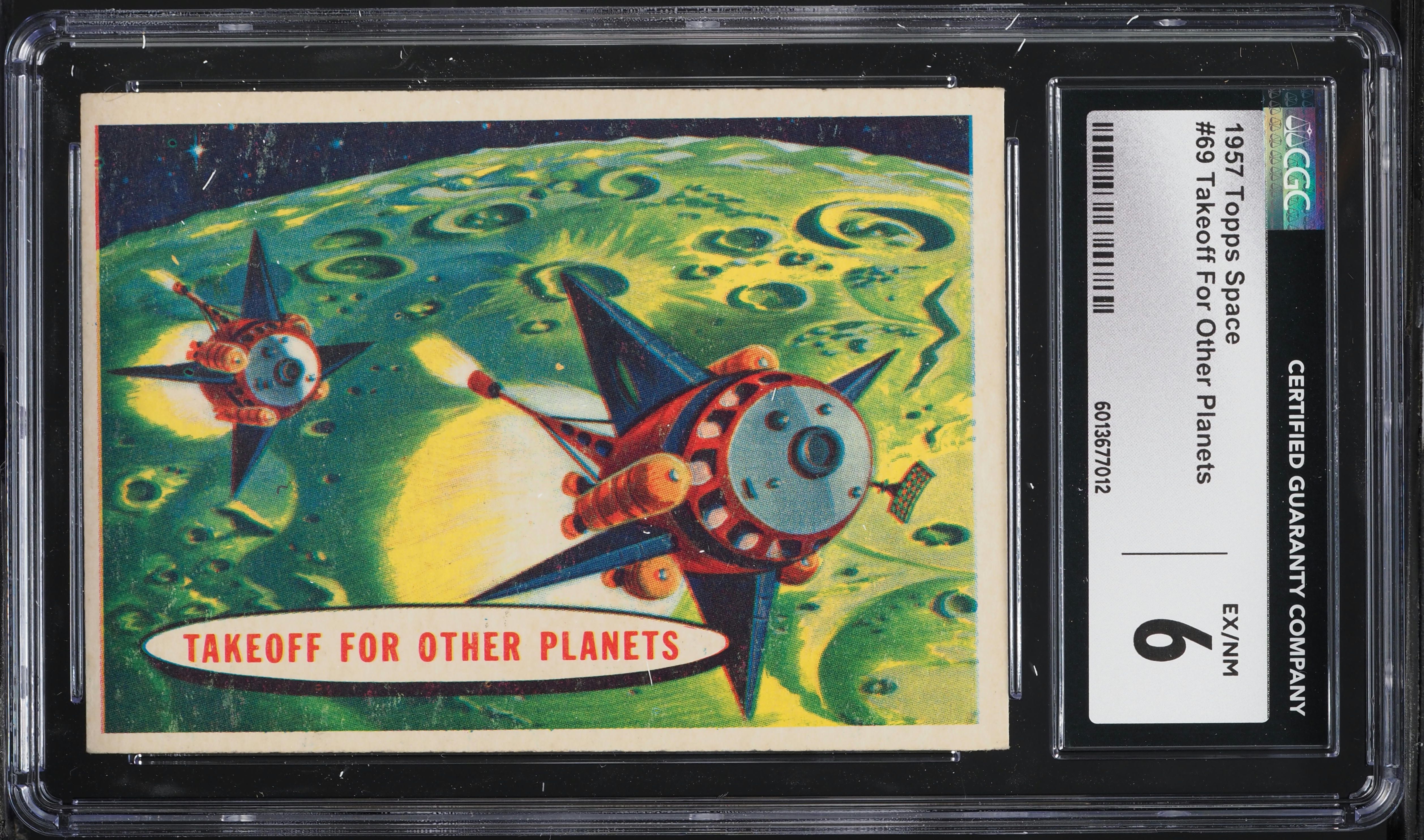 1957 Topps Space Takeoff For Other Planets #69 CGC 6 EXMT on
