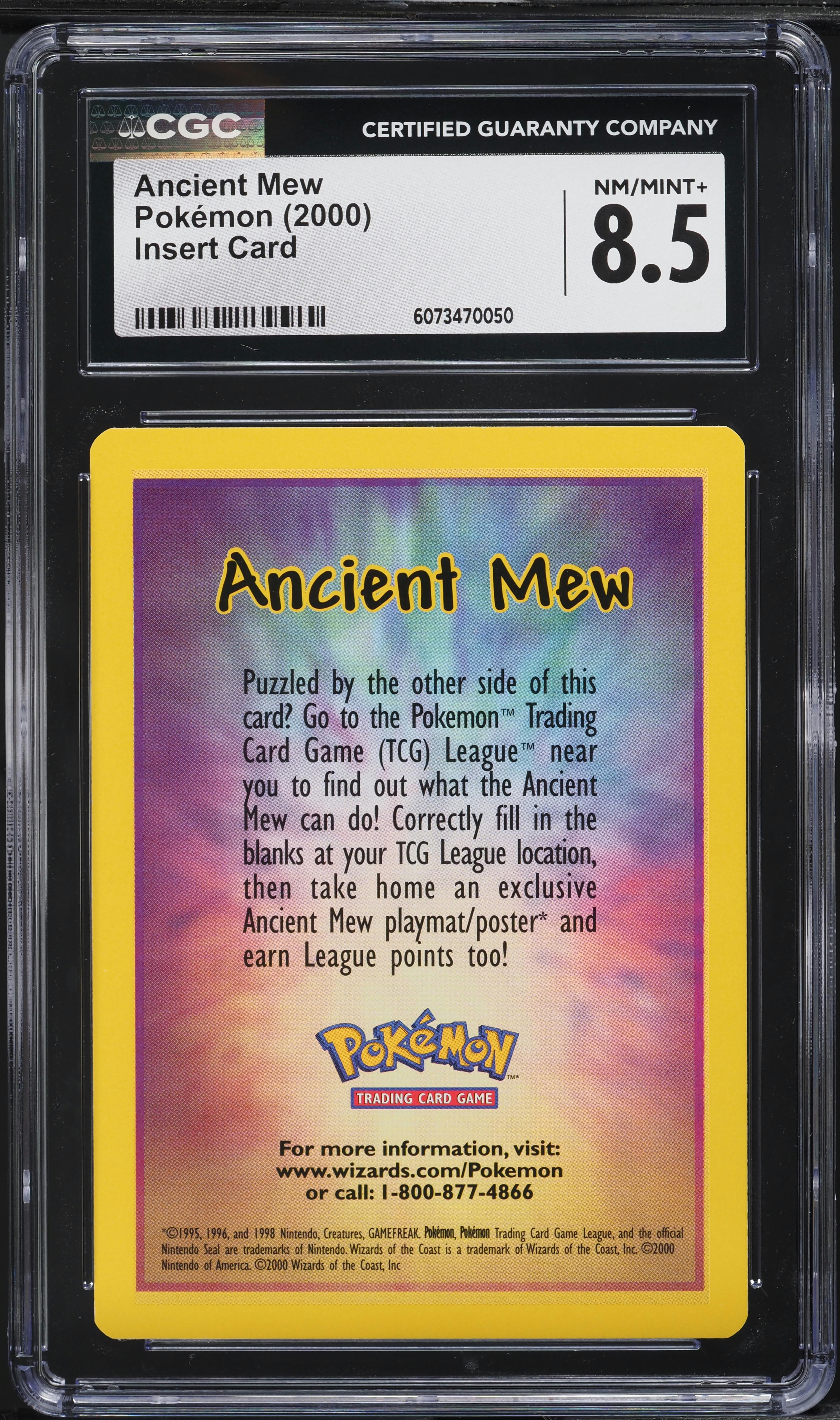 ancient mew pokemon card sealed Promo PokemonCardShop even in a sleeve 162 sealed Ancient Mew card