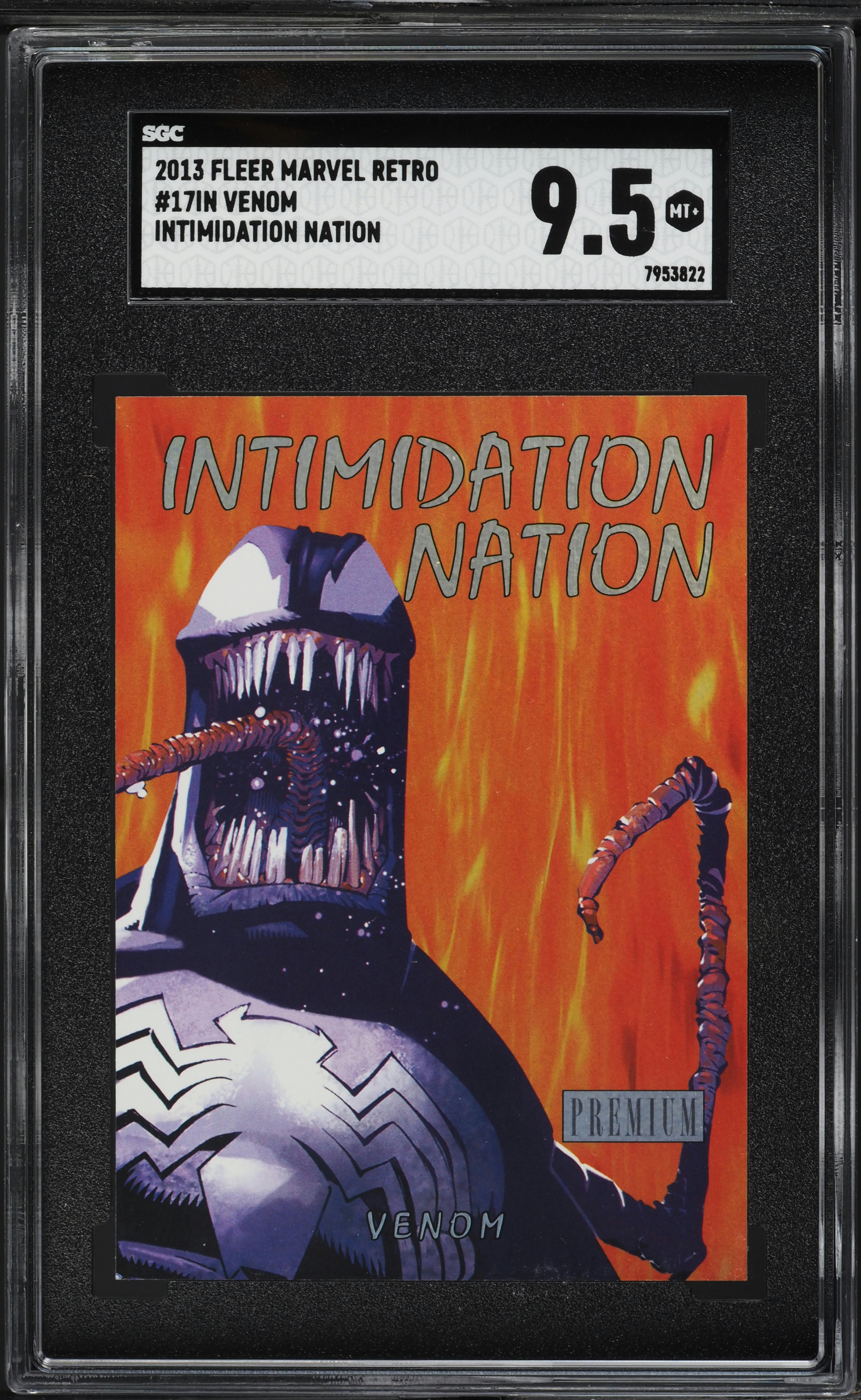 2013 Fleer Marvel Retro Intimidation Nation Venom #17 SGC 9.5