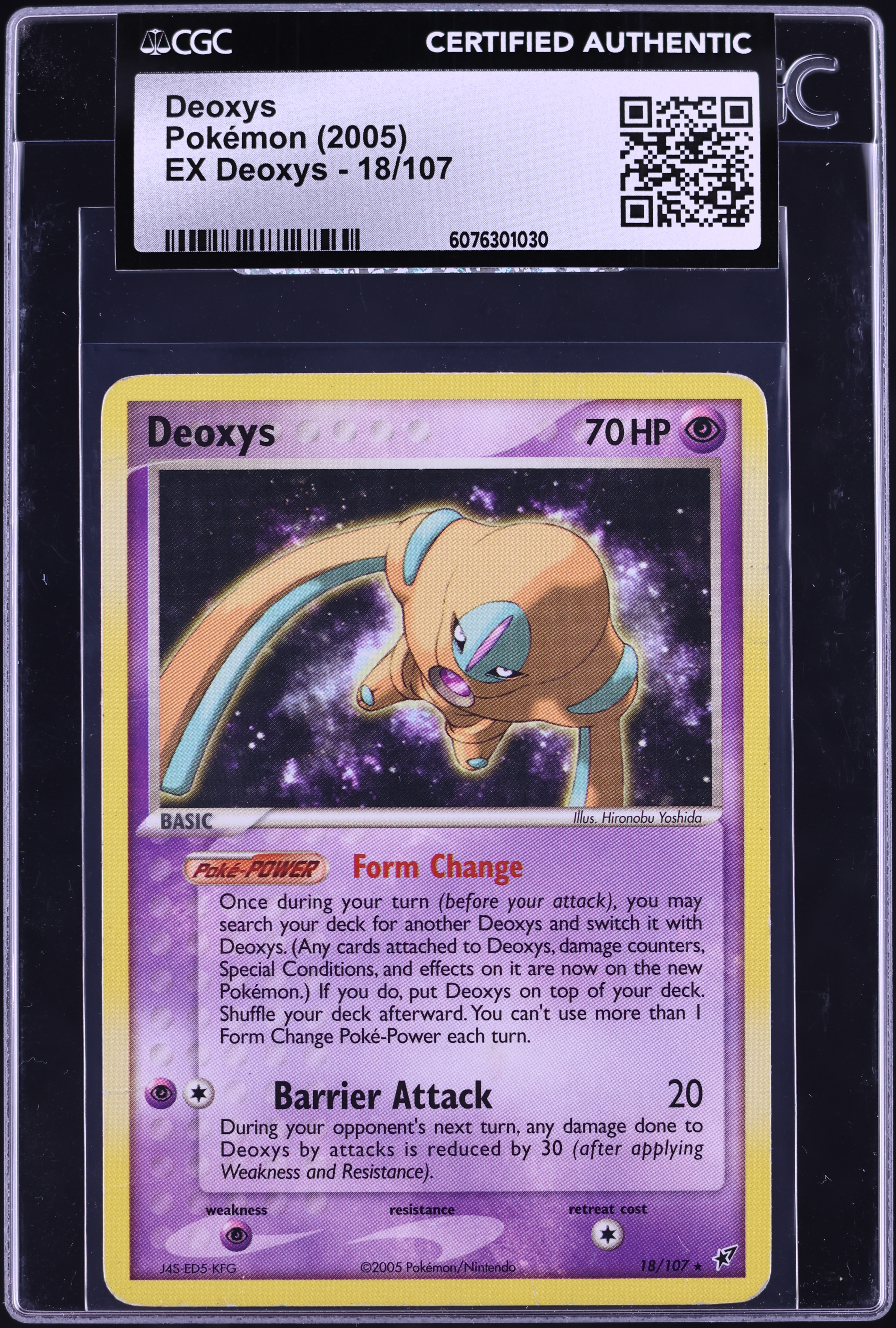 2005 Pokemon EX Deoxys #18 CGC AUTH on Fanatics Collect