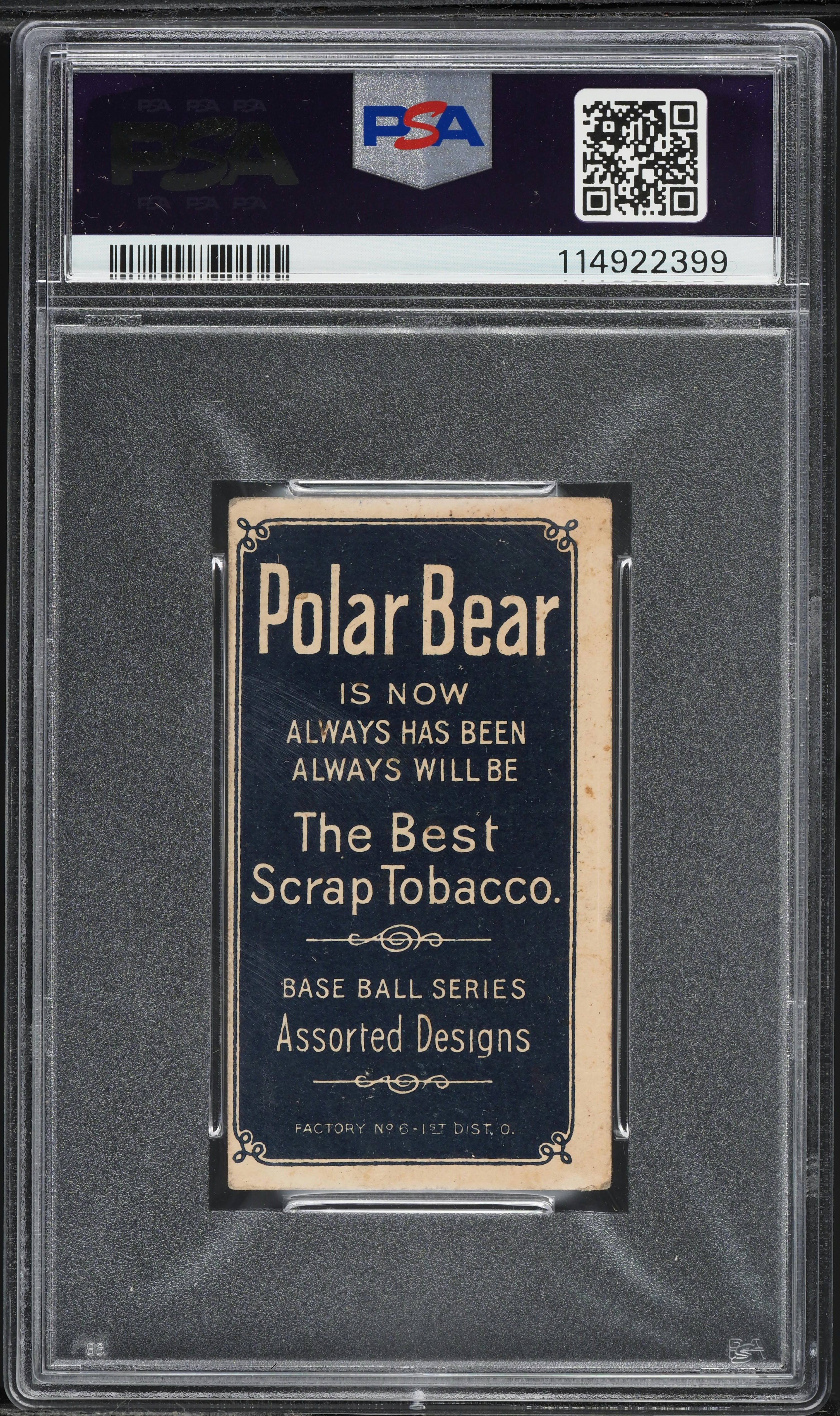 polar bear tobacco ANTIQUE AMERICAN DOOR PUSH PORCELAIN SIGN ART ADVERTISING USA VINTAGE TOBACCO BASEBALL CARD REPRINT