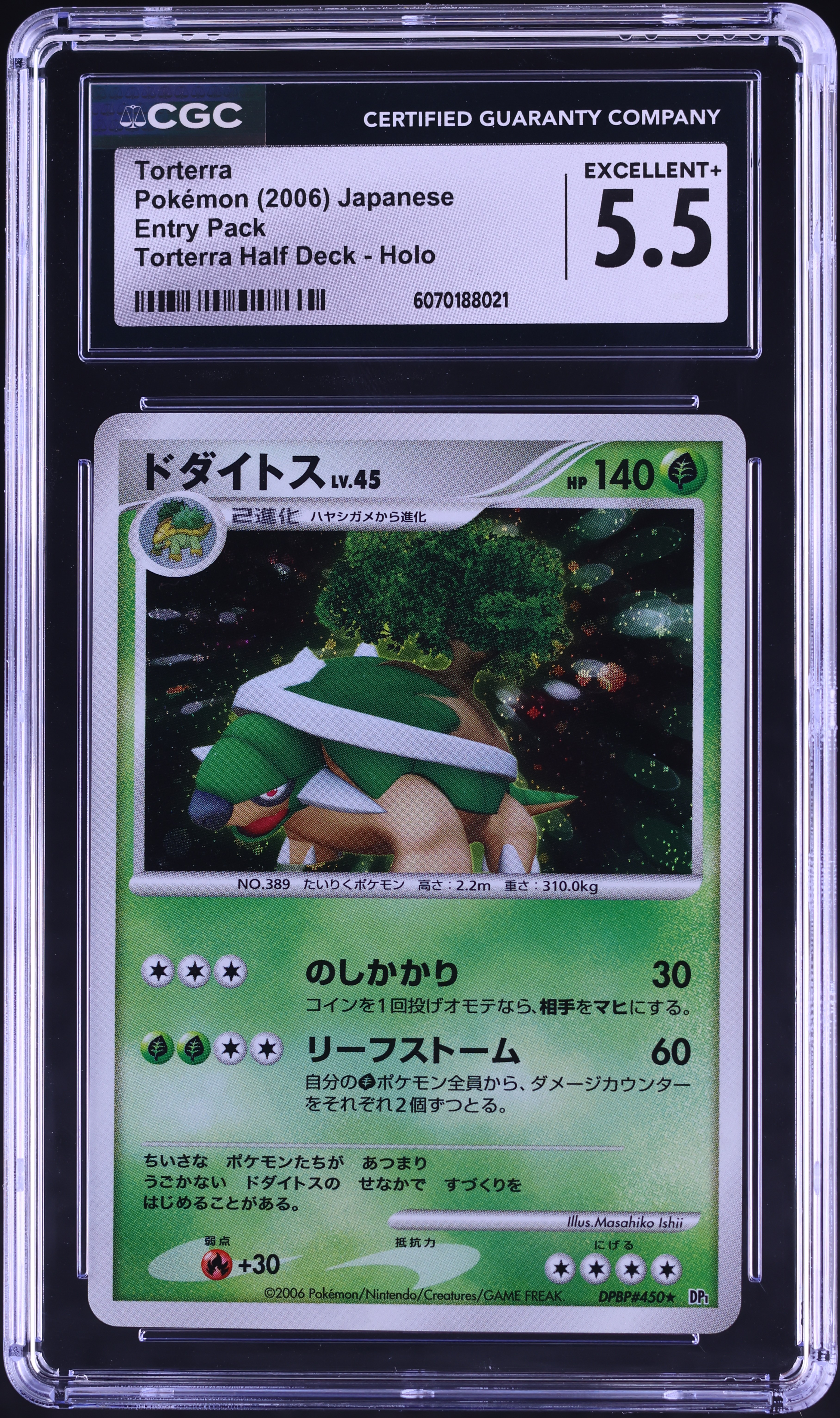 torterra pokemon cards Card Lv.51 DP Holo Rare 1st Edition 2007 MINT Japanes Weakness Fire +30 Retreat Cost Torterra Custom Pokmon Card |