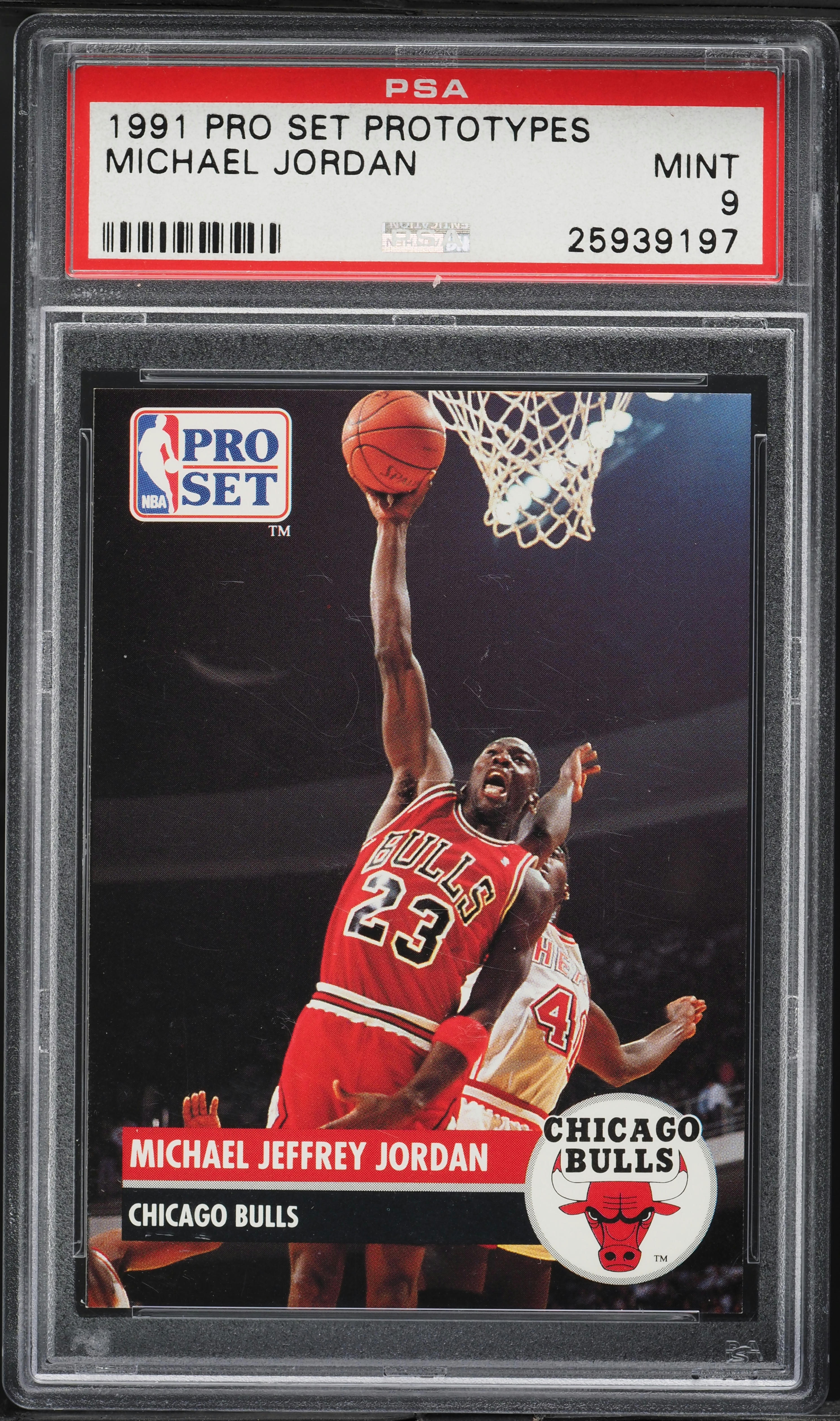 1991 Pro Set Prototypes Michael Jordan PSA 9 MINT on Fanatics Collect