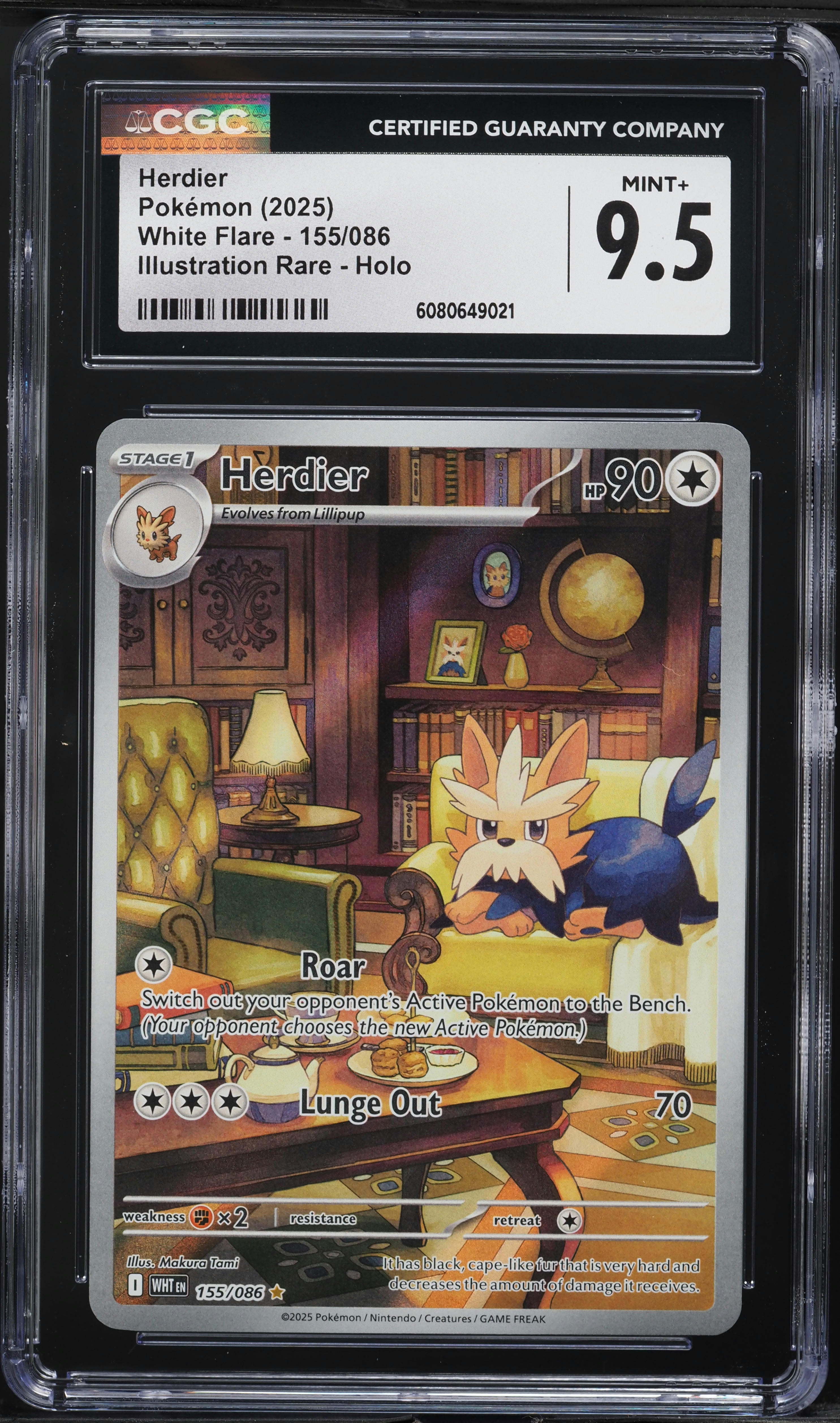 herdier pokemon card value - 104/149 - Uncommon - Reverse Holo Colorless Retreat Cost Herdier 155/086 - Holofoil SV