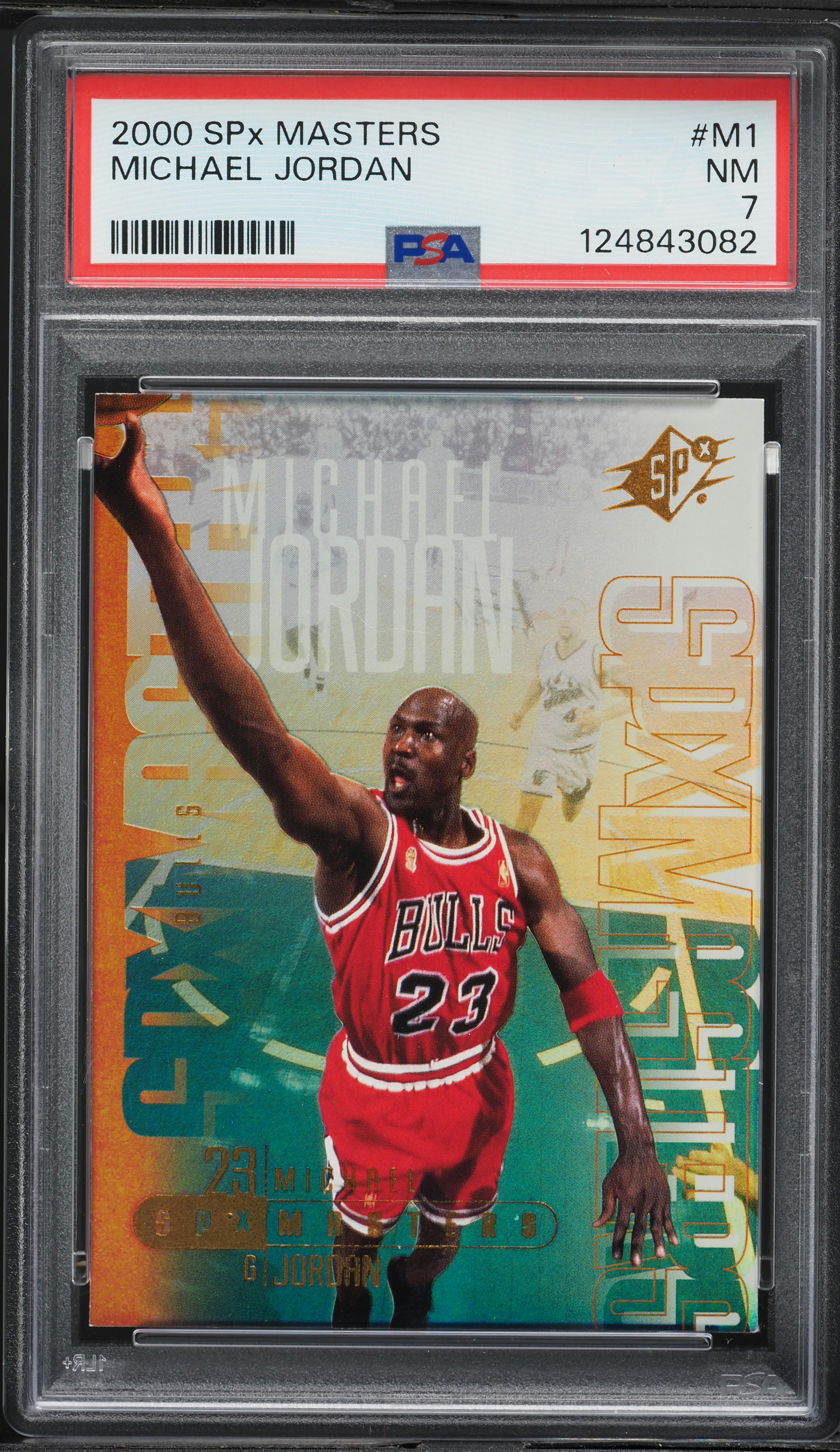 2000 SPx Masters Michael Jordan #M1 PSA 7 NRMT on Fanatics Collect