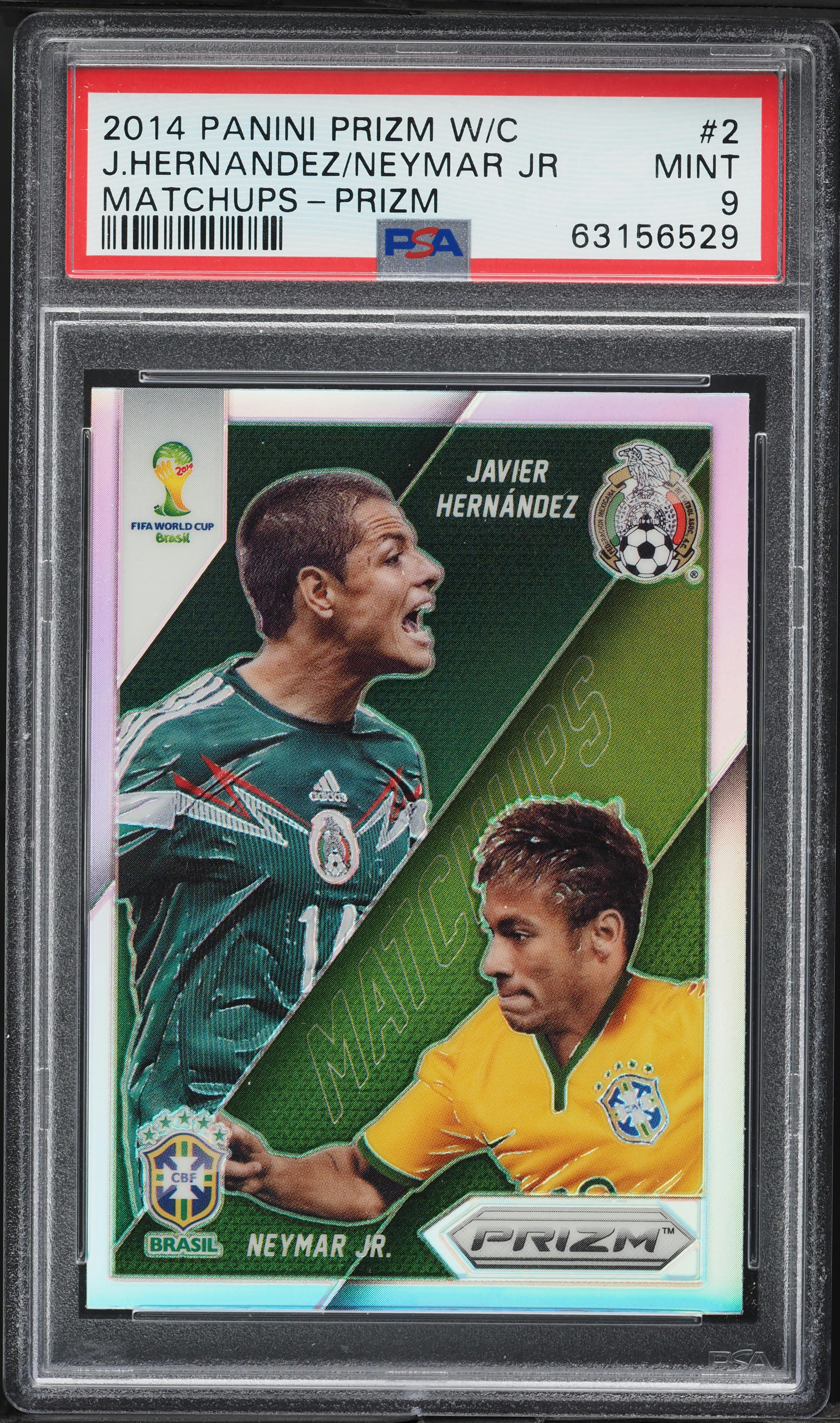 2014 Panini Prizm World Cup Matchups Silver Javier Hernandez