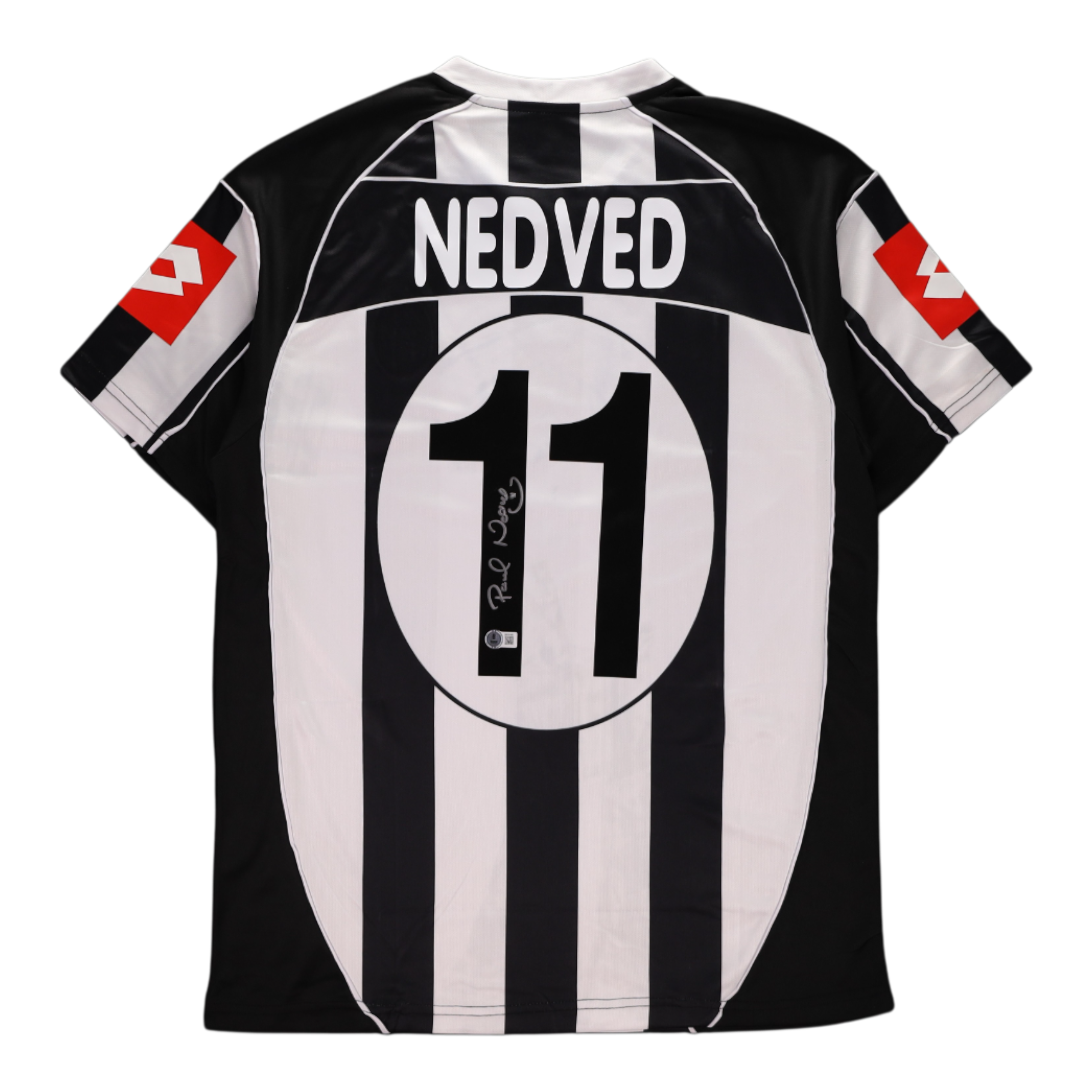 Pavel Nedved Signed Autographed Juventus Jersey - Beckett AUTH on