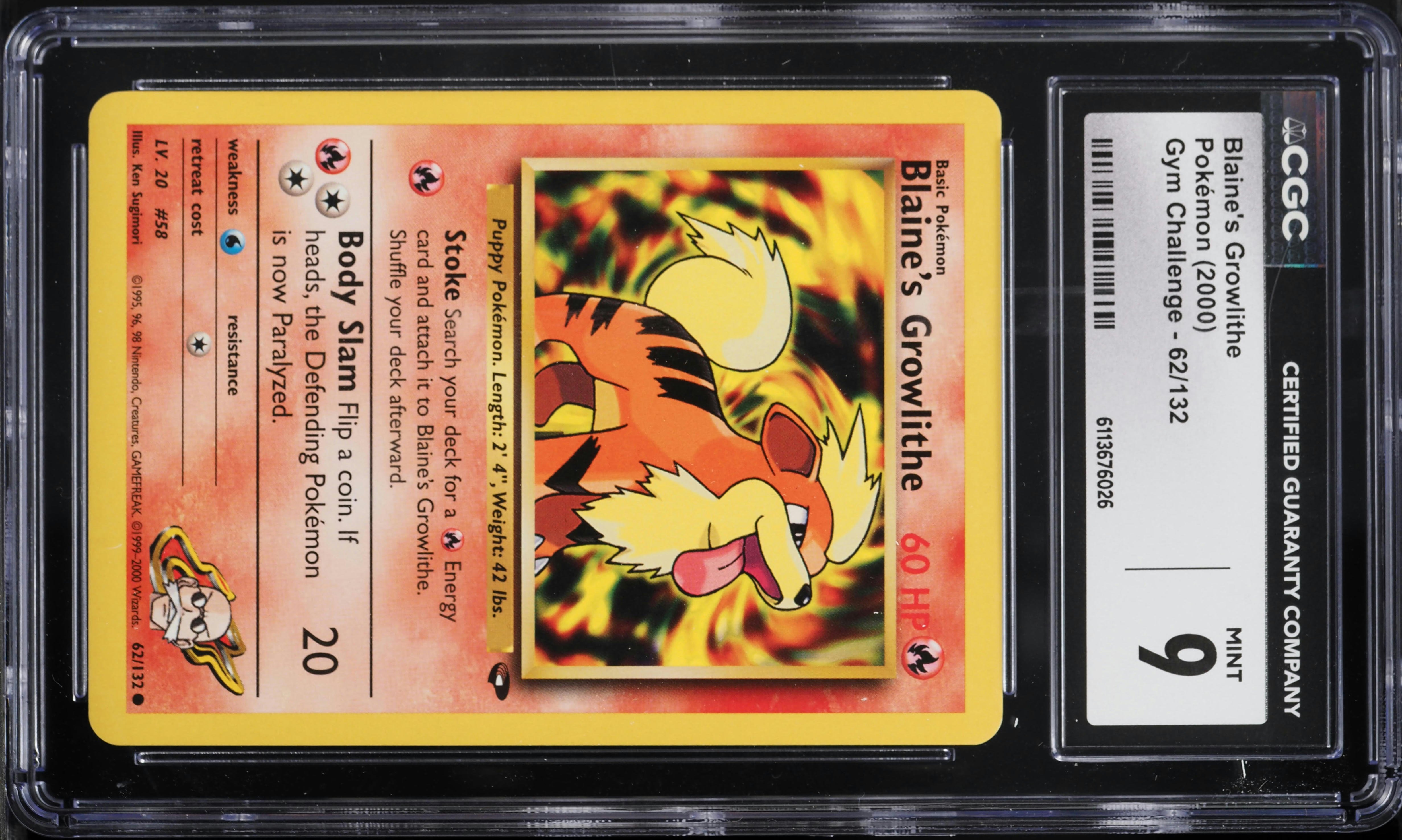 blaine's growlithe pokemon card value Blaine’s Search your deck for a R Energy card and attach it to Blaines Growlithe Blaine's Growlithe 62/132 Pokémon card
