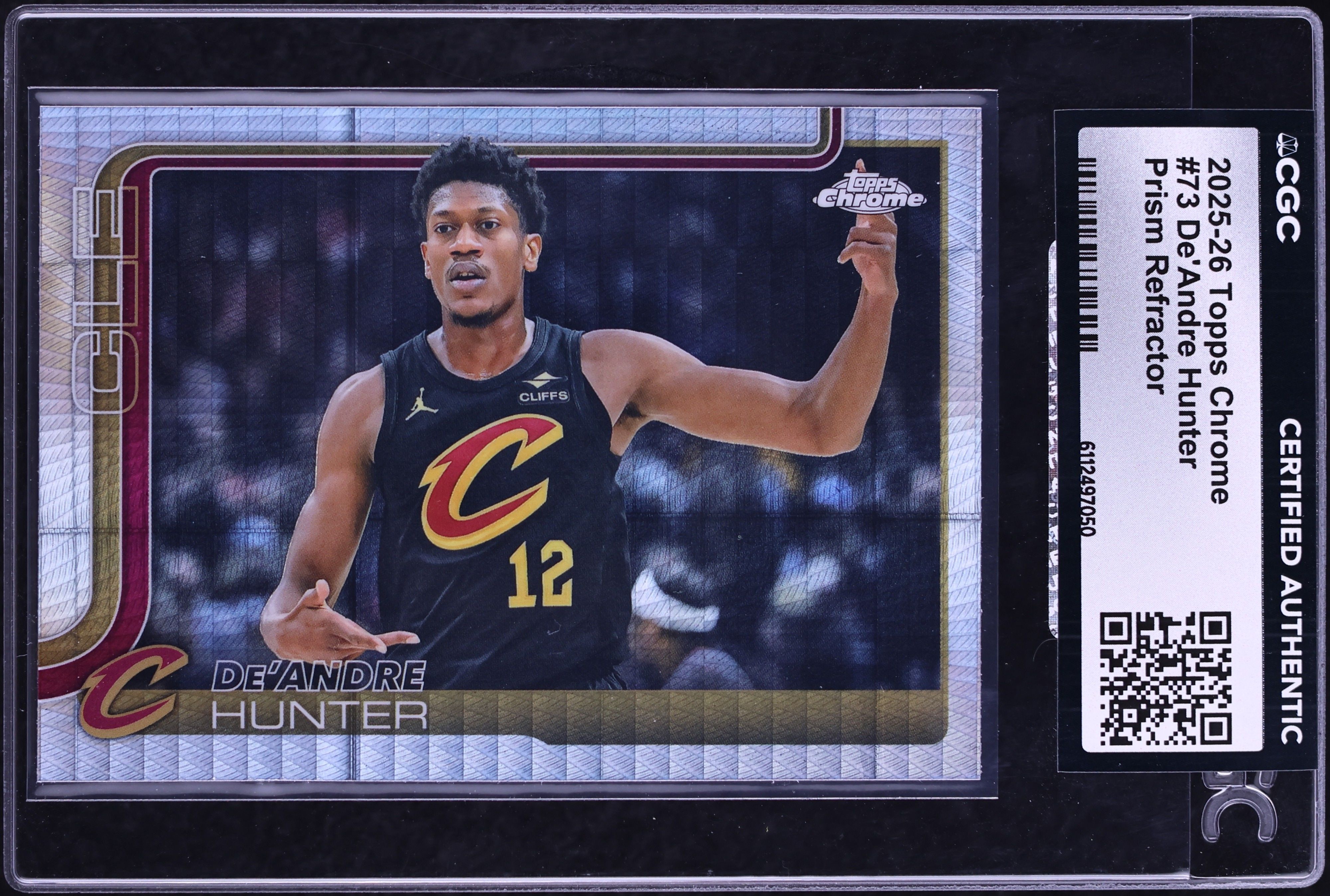 2025 Topps Chrome Prism Refractor De