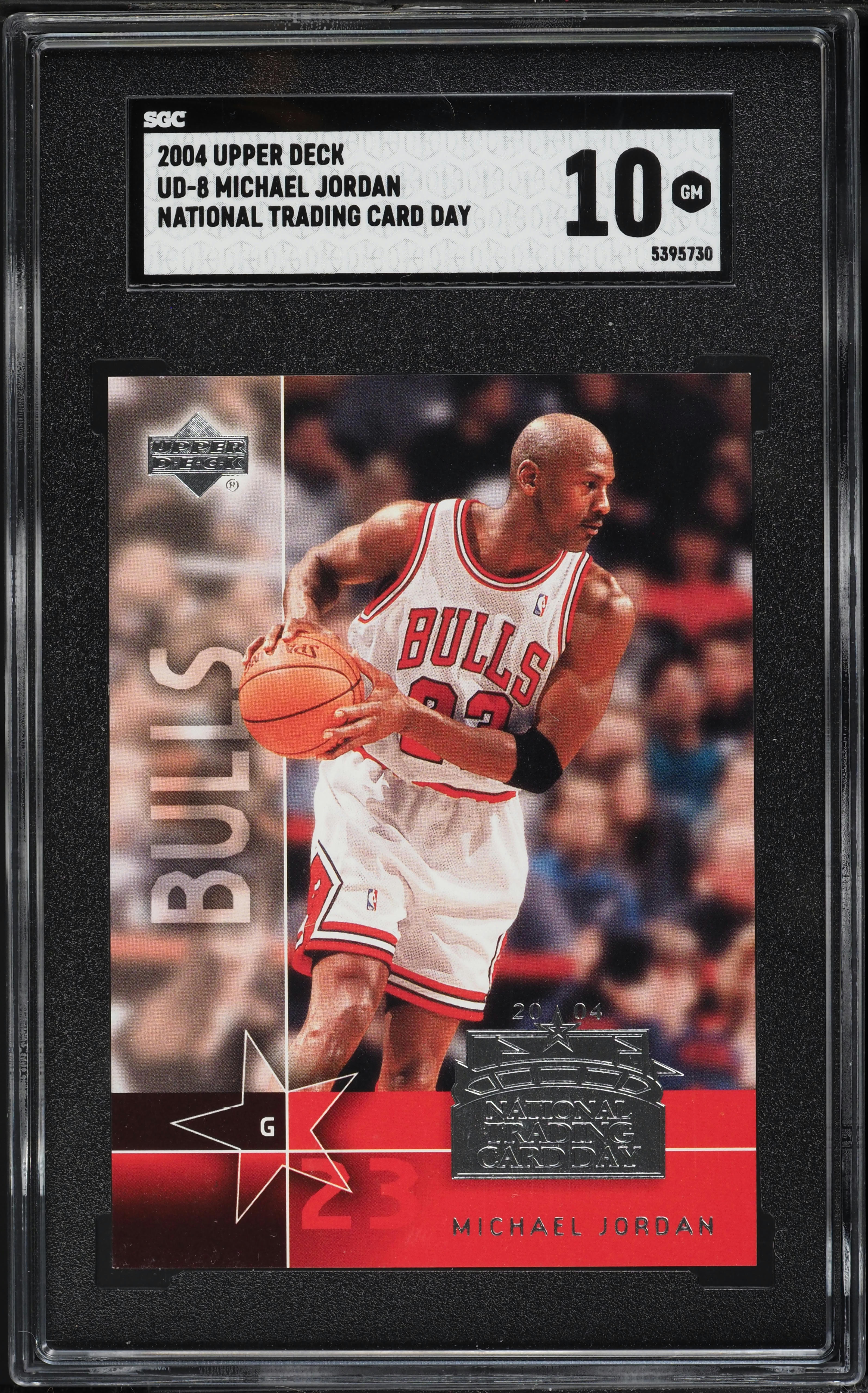 2004 Upper Deck National Trading Card Day Michael Jordan #UD-8 SGC