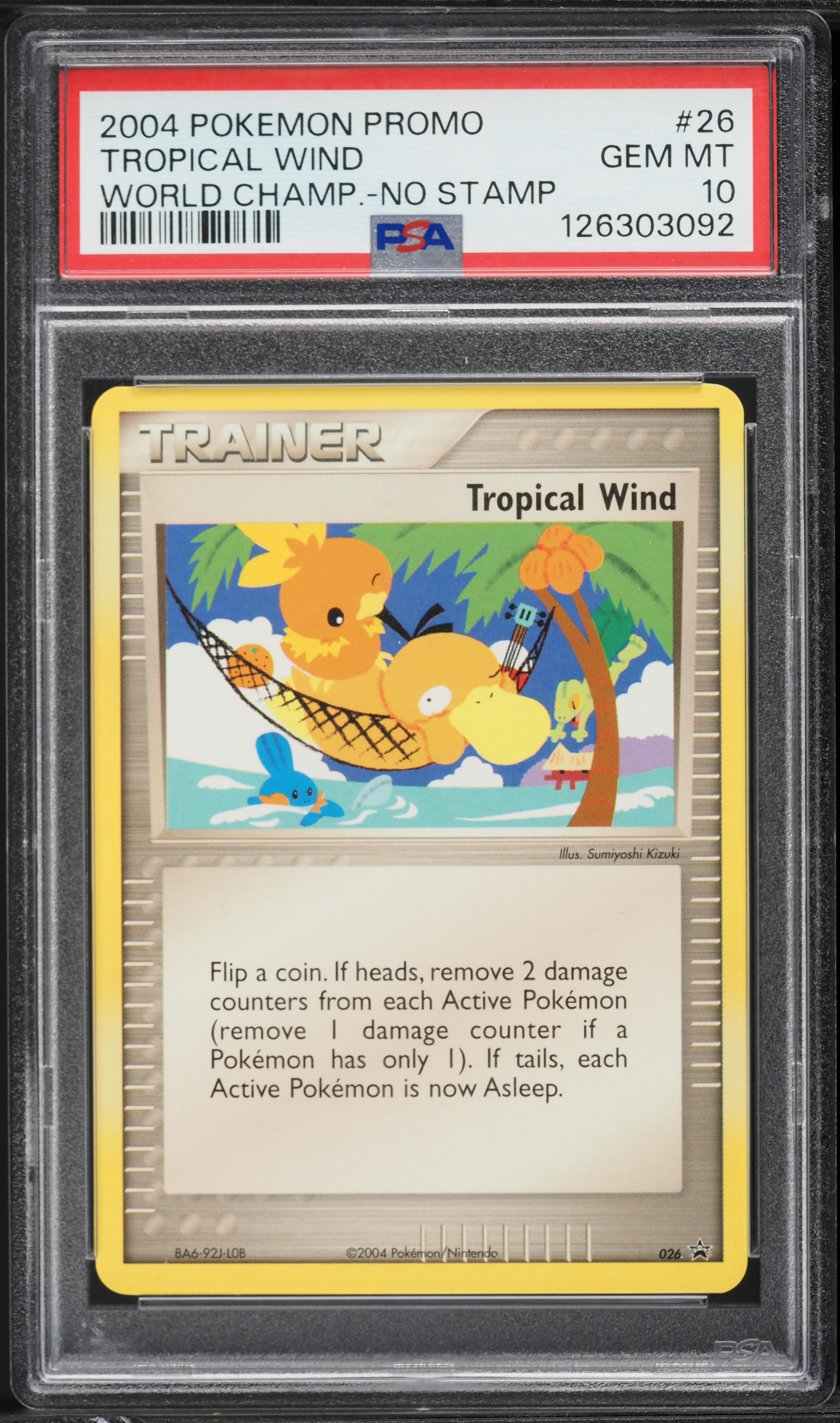 2004 Pokemon World Championships Promo No Stamp Tropical Wind #26