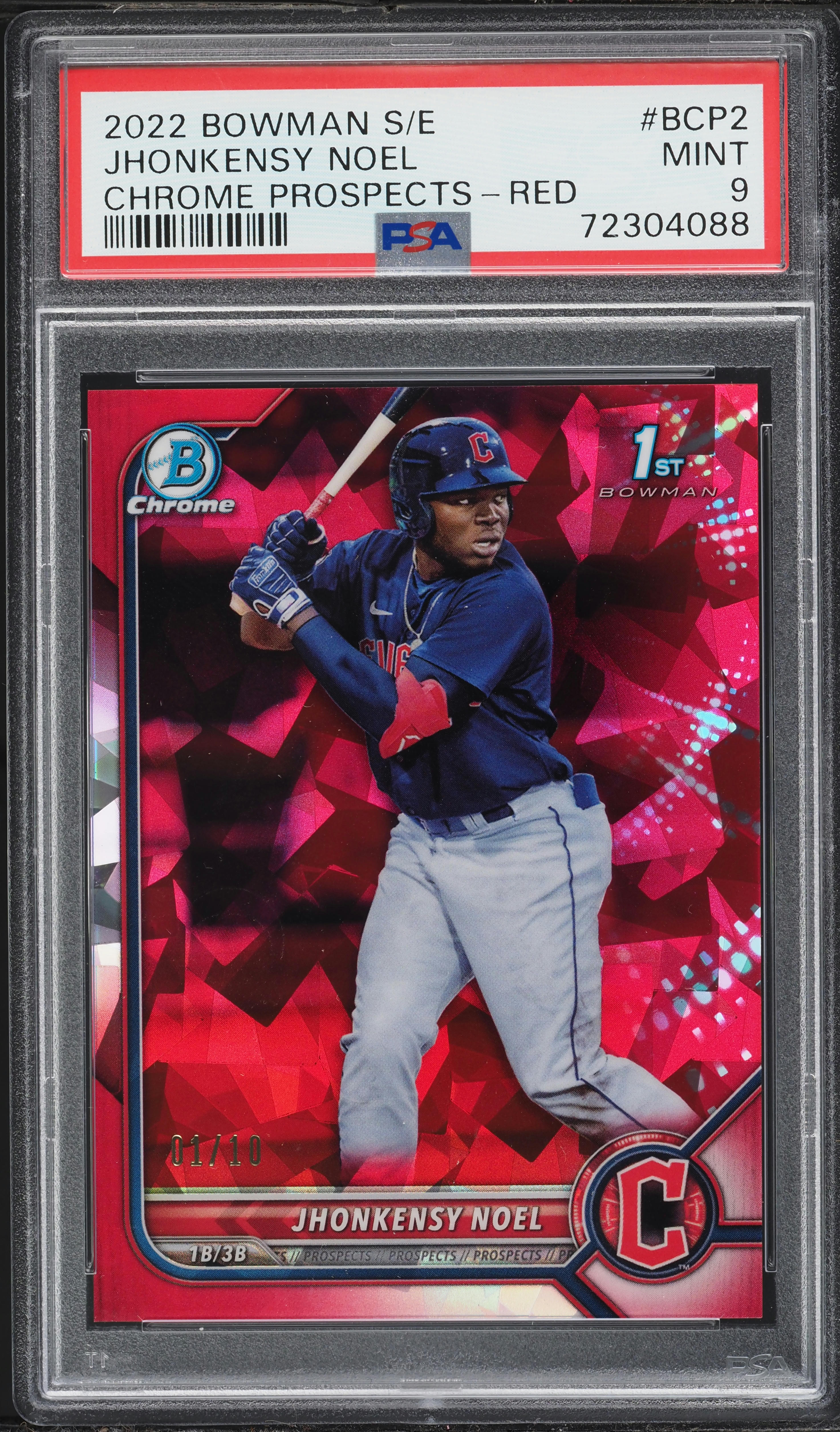 2022 Bowman Chrome Sapphire Edition Red Jhonkensy Noel PROSPECT 1