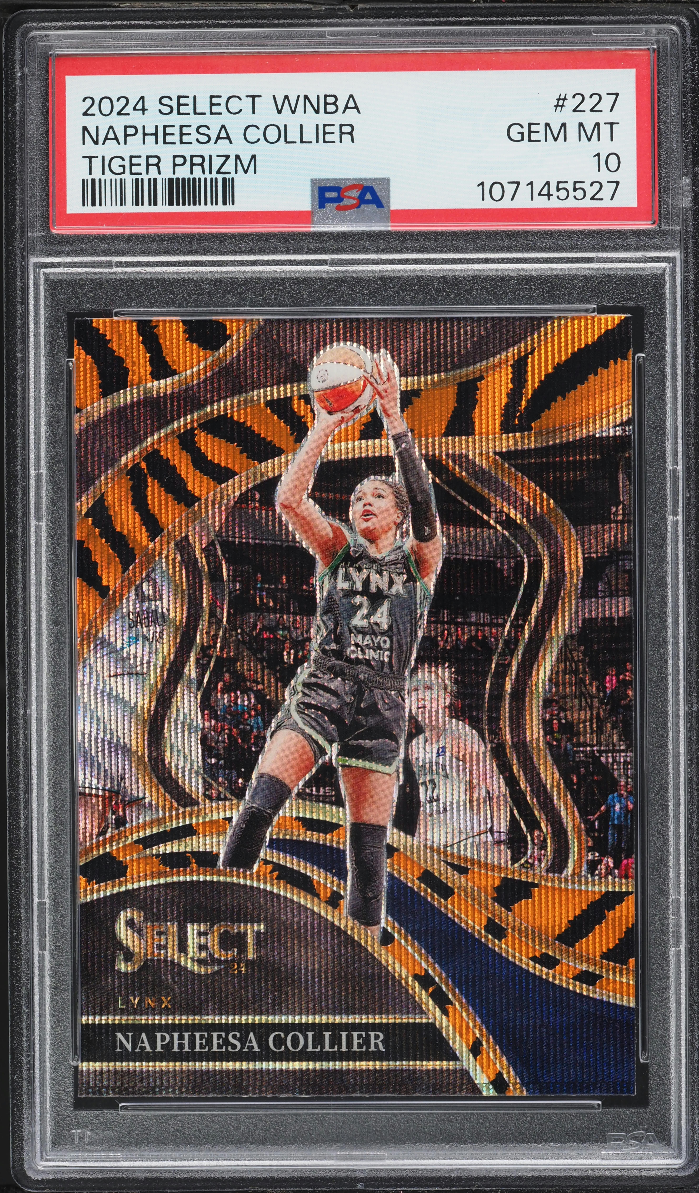 2024 Select Courtside WNBA Tiger Prizm Napheesa Collier #227 PSA