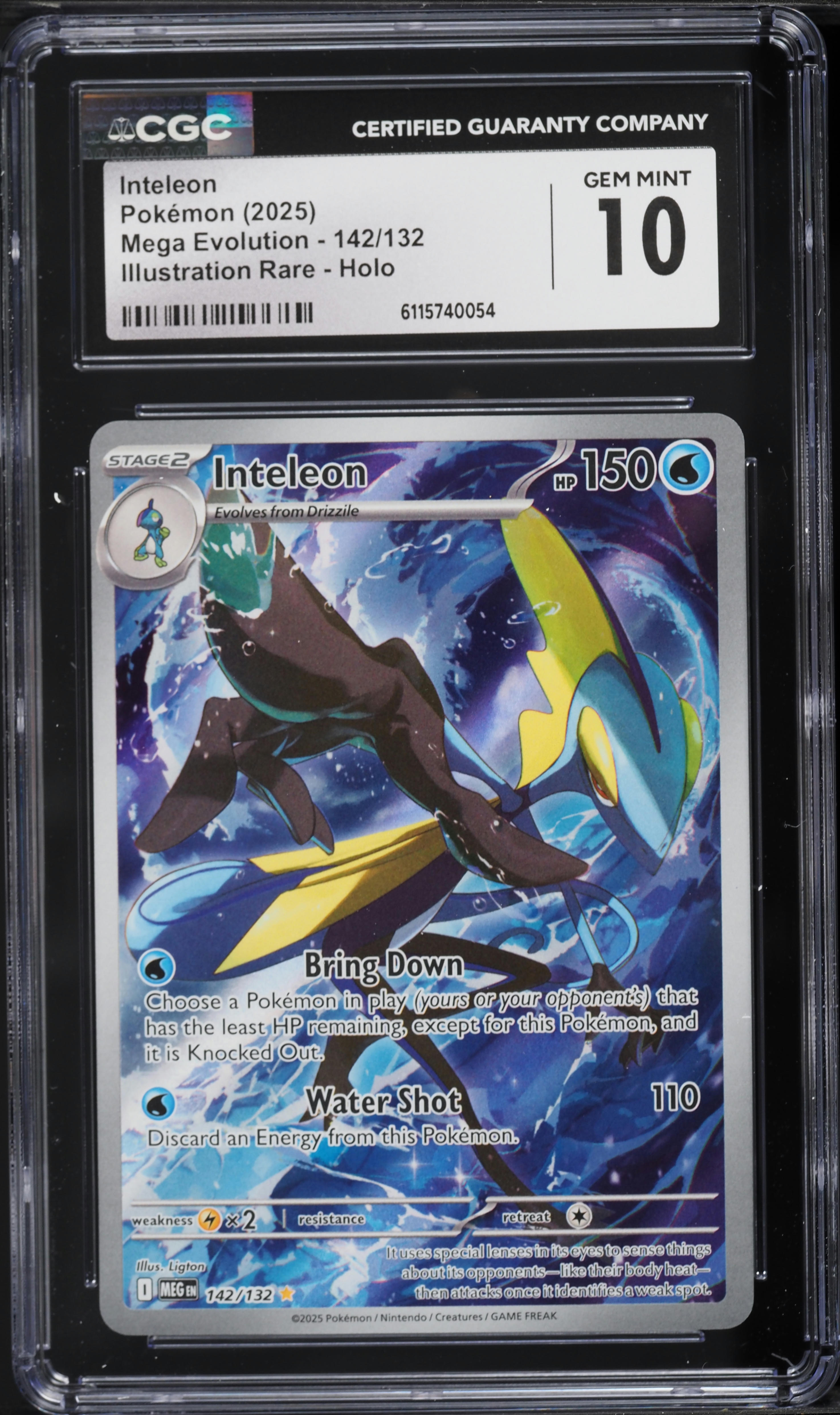 shiny inteleon pokemon card Inteleon VMAX Rainbow Shiny Holographic UV Printed Plastic Card