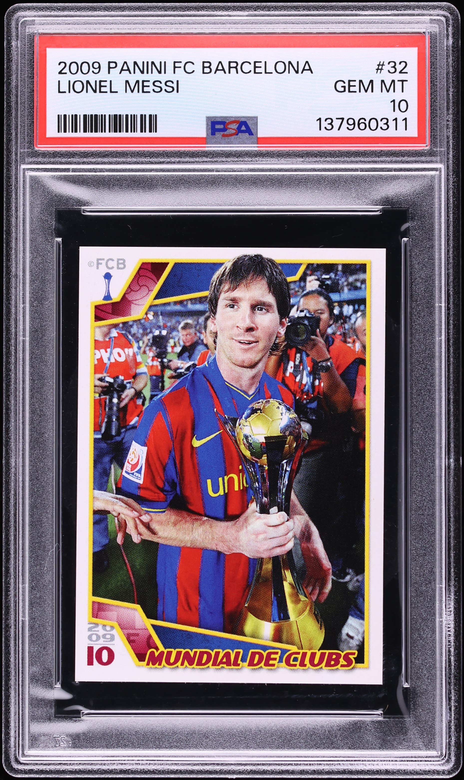 Ligue des Champions Panini Sticker 2008 2009 Numéro 109 Lionel Messi