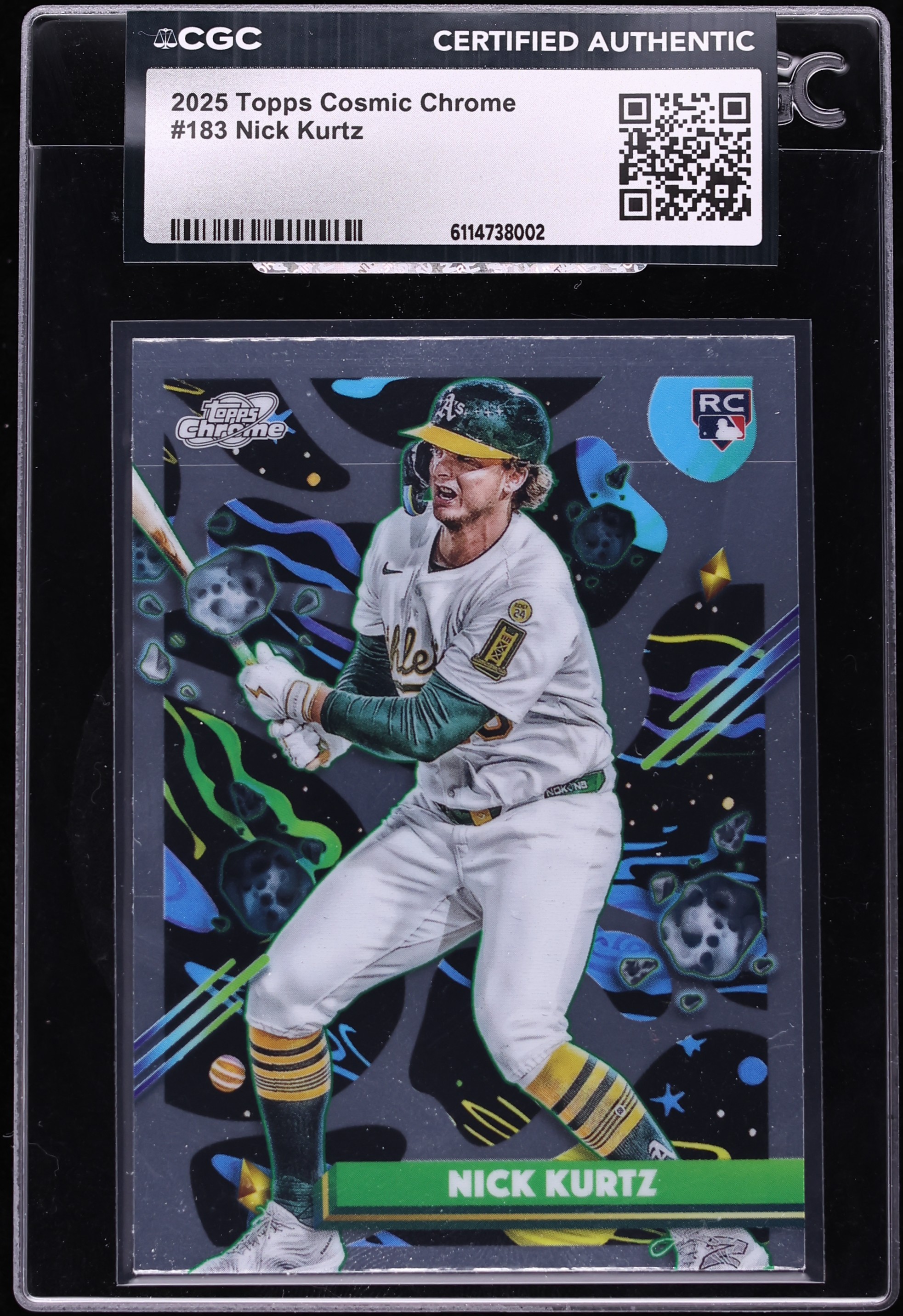 Nick 2025 Topps Chrome Cosmic Nick Kurtz 01/10 red parallel ニック 