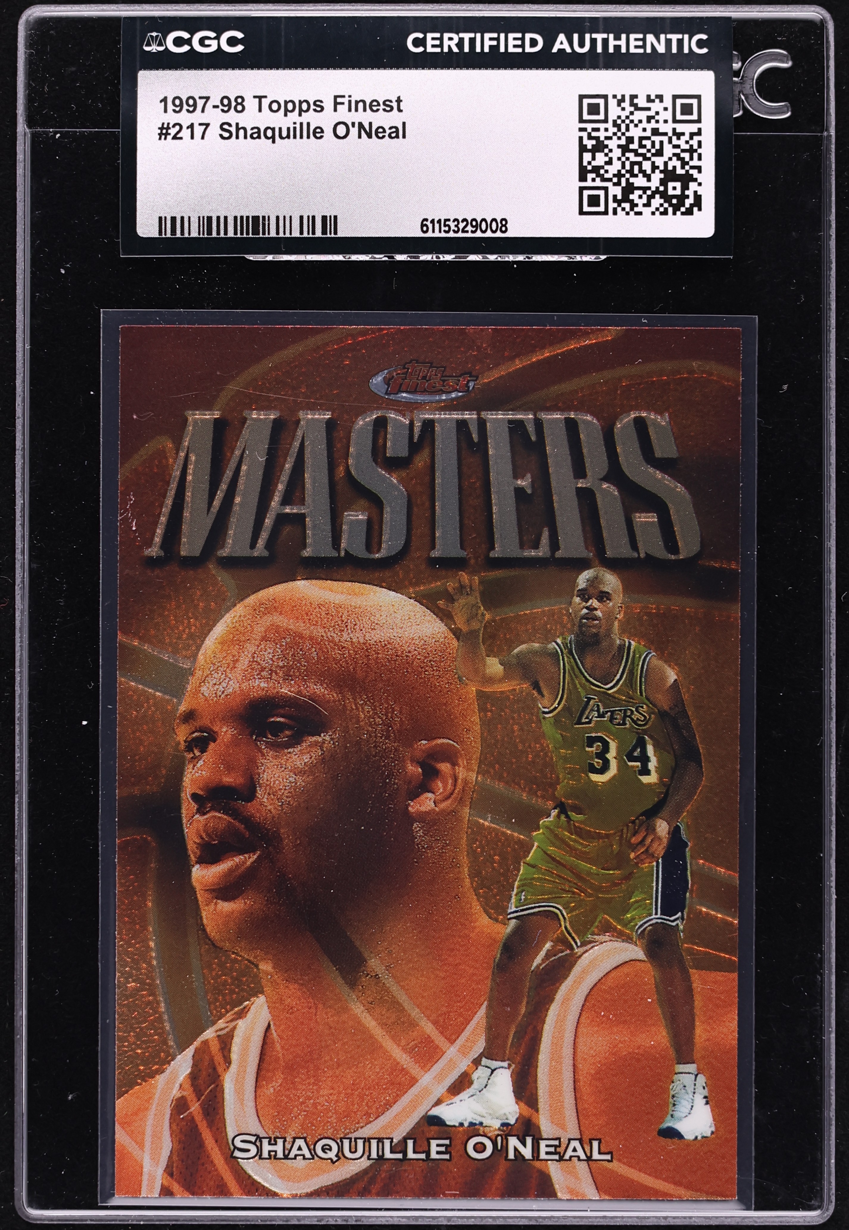 1997 Finest Masters Shaquille O