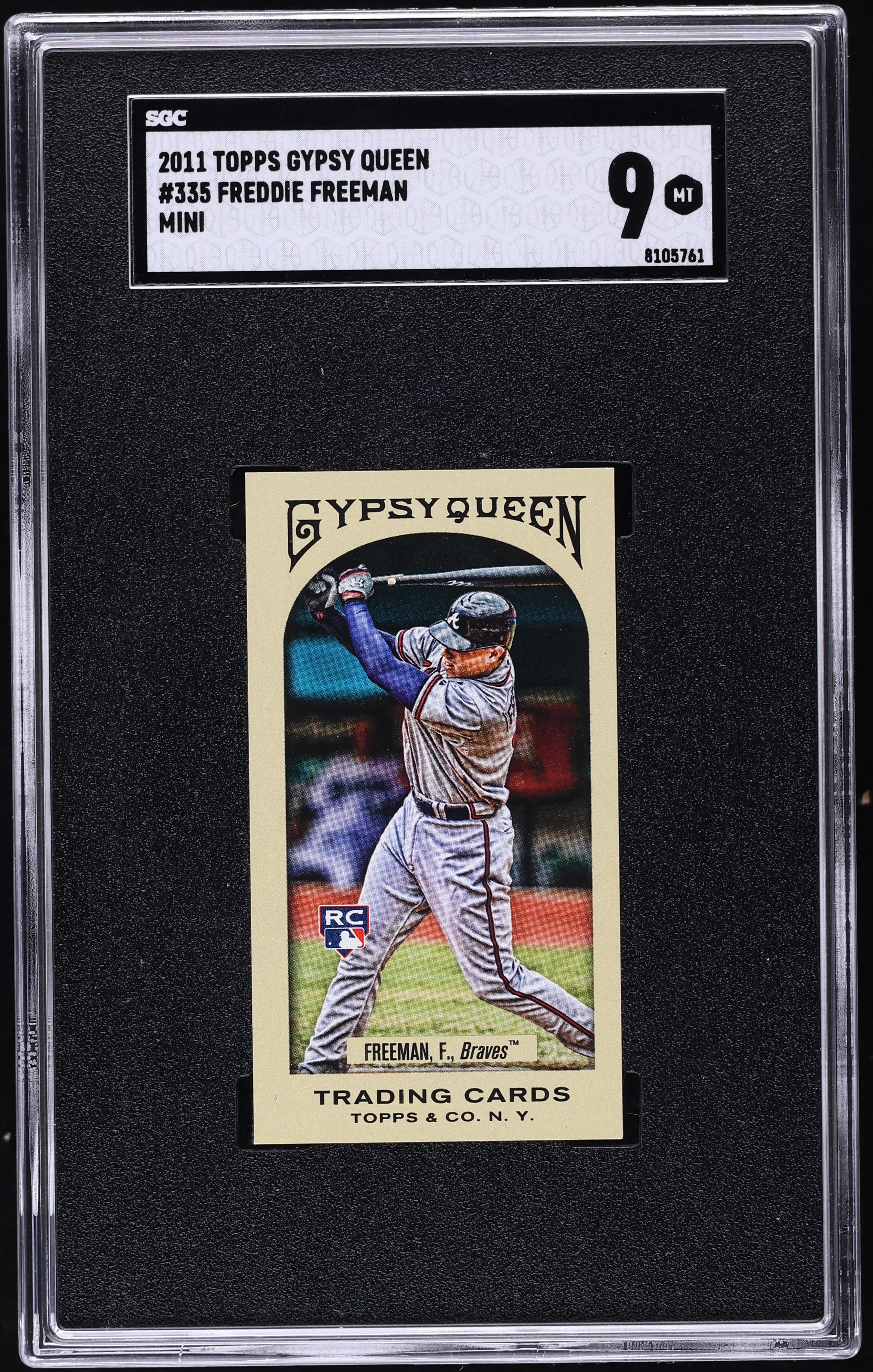 Freddie Freeman 2011 Topps Lineage Rookie #1 Gem Mint 10
