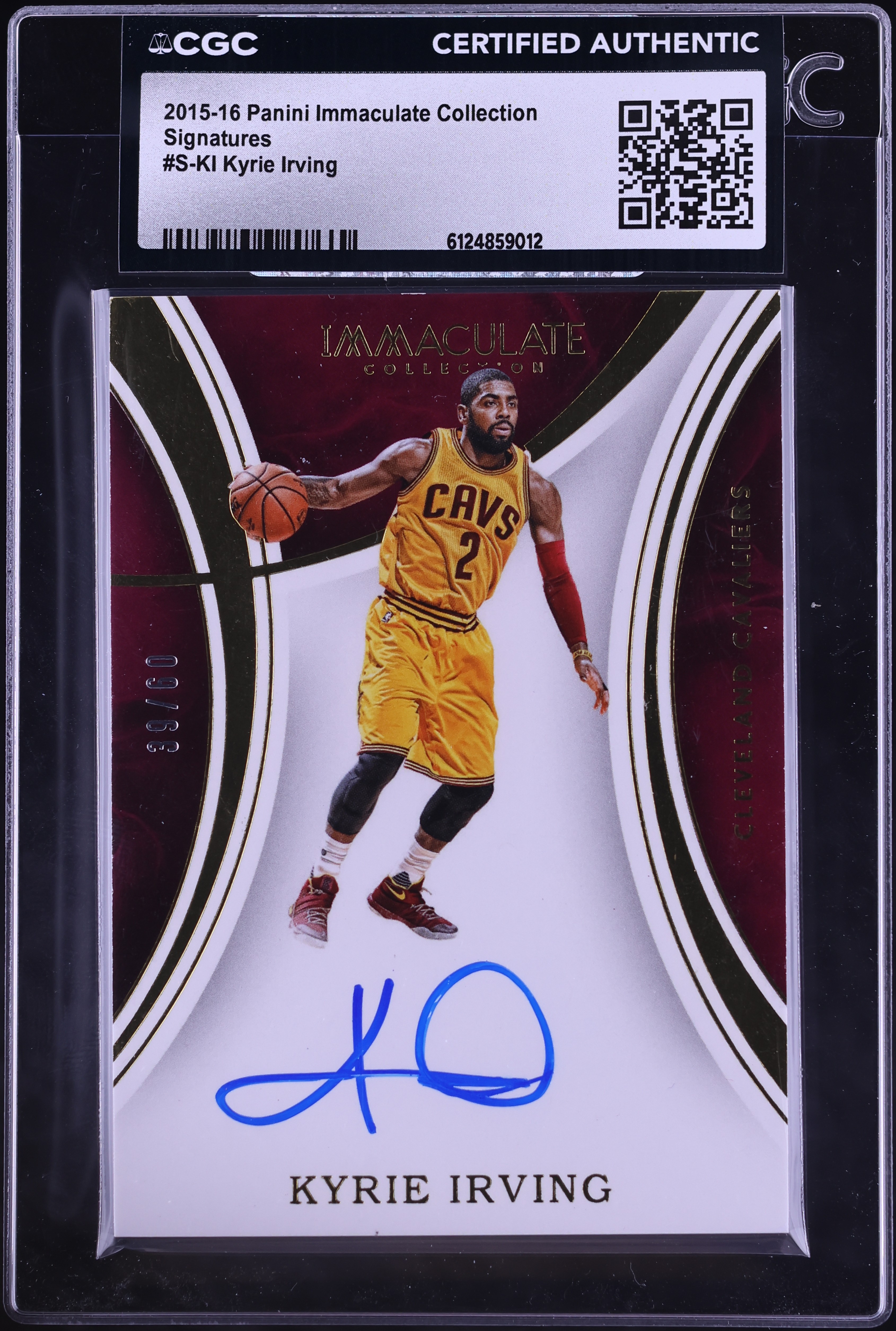 2016-17 GOLD Kyrie Irving auto 75/79 Kyrie Irving Auto for 2016-17 GOLD Kyrie Irving auto 75/79 Kyrie Irving Auto for