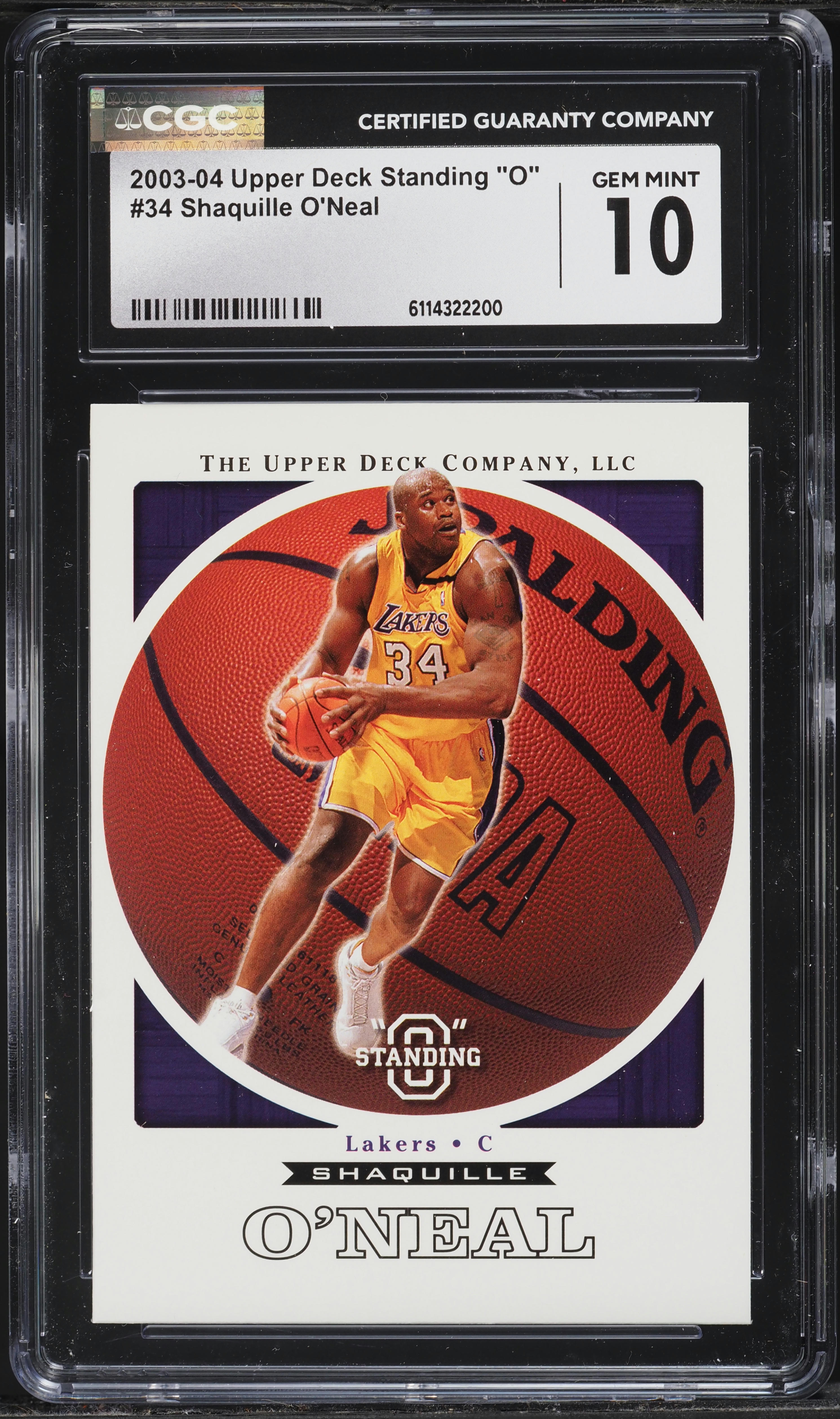 2003 Upper Deck Standing O Shaquille O