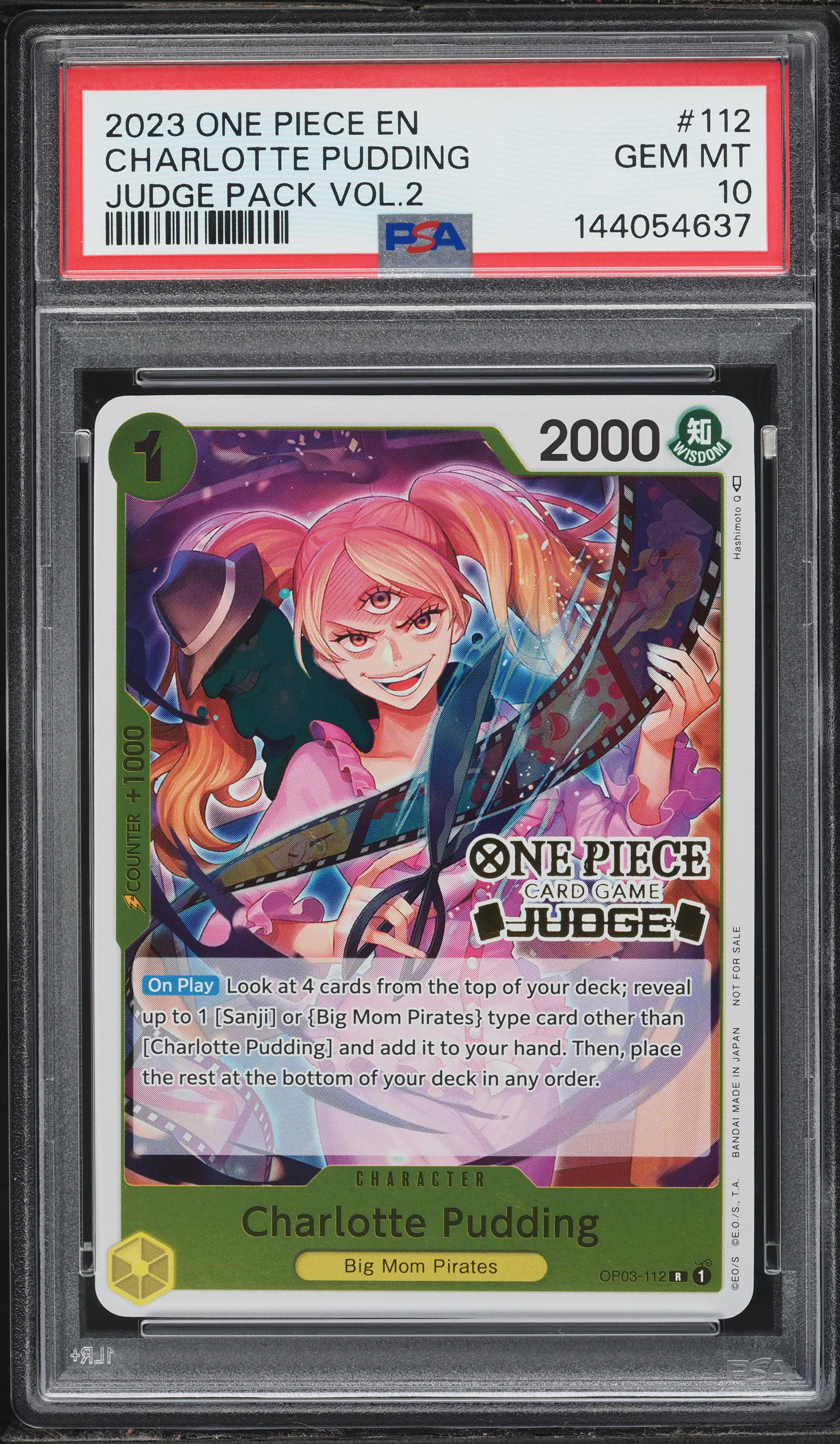 ワンピース　CHARLOTTE PUDDING #112 PSA 10 s-l400.jpg