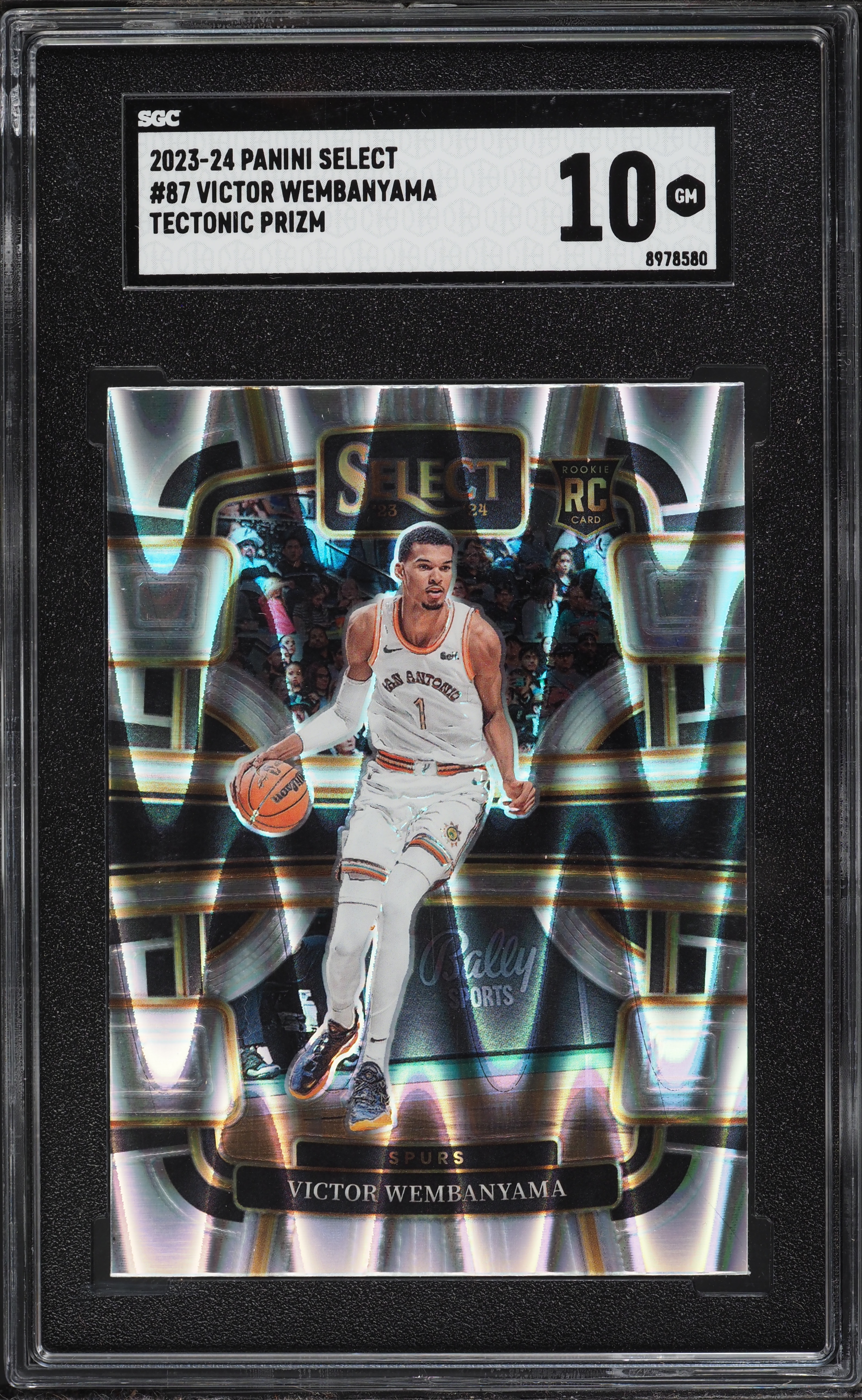2023 Select Concourse Tectonic Prizm Victor Wembanyama ROOKIE #87 