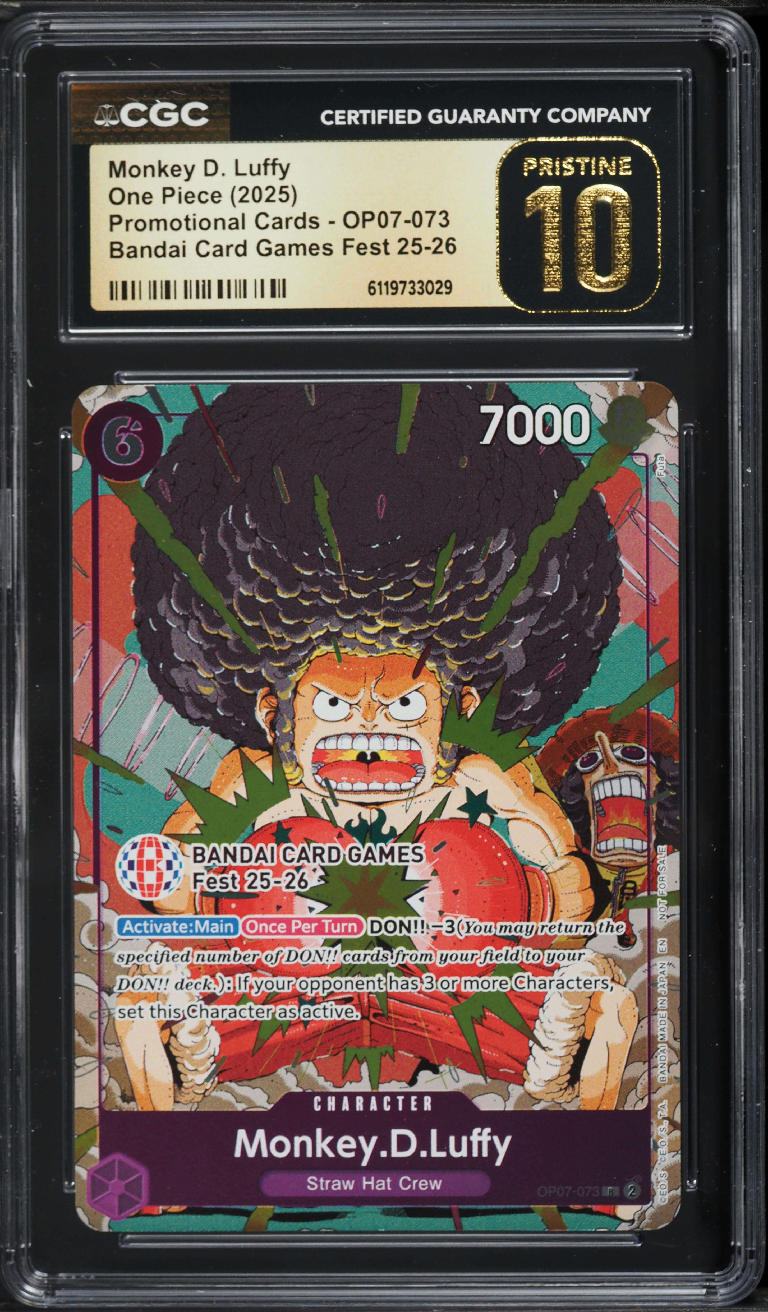2025 One Piece Promo Bandai Card Games Fest '25-26 Monkey D. Luffy