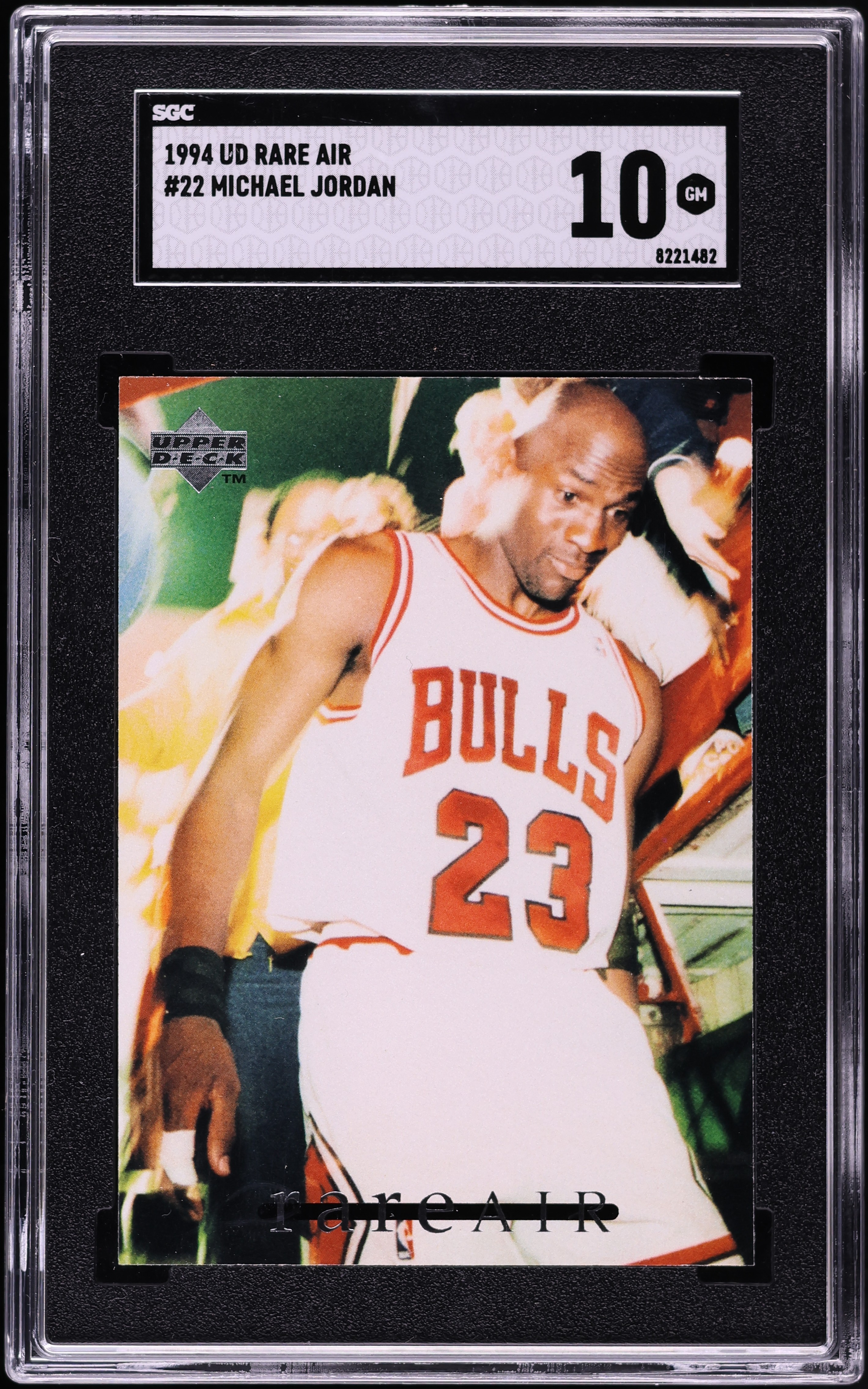 1994 Upper Deck Rare Air Michael Jordan #22 SGC 10 GEM MINT on