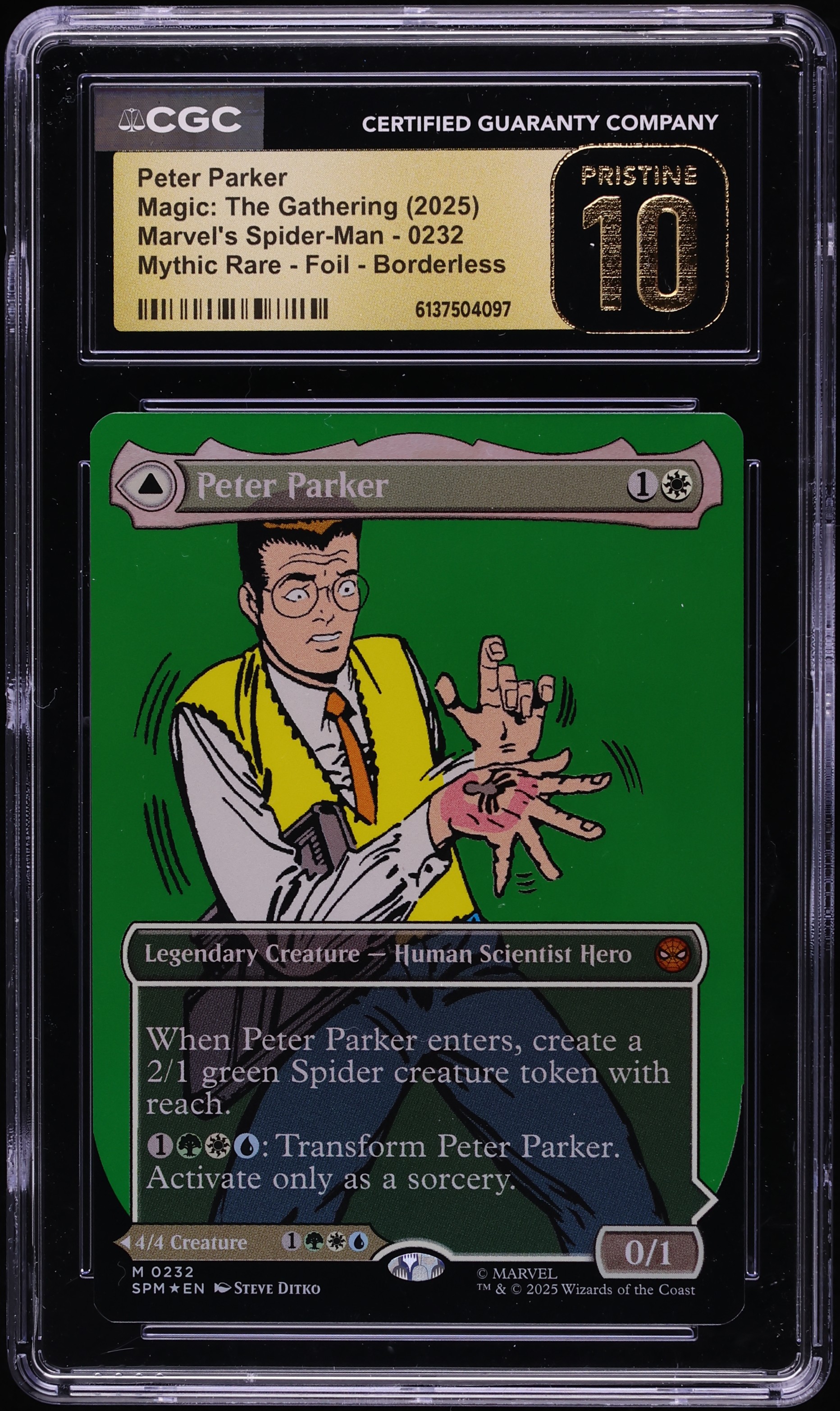 2025 Magic The Gathering MTG Marvel's Spider-Man Foil Borderless