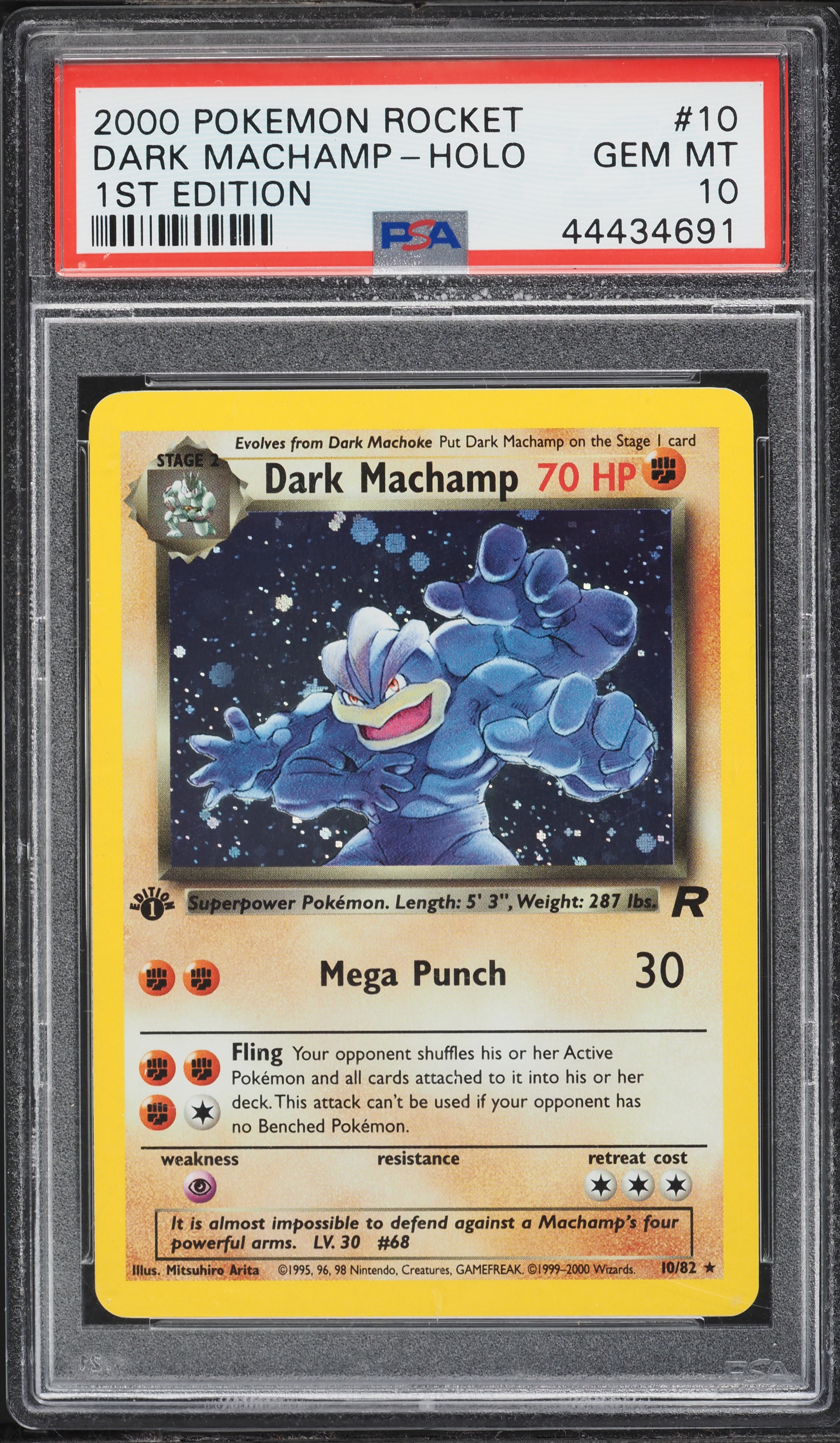 dark machoke pokemon card No. 067 Japanese Team Rocket Set TCG In Prot The Game Experts Colorless Drag Off (20) Before doing damage Pokemon - Machoke 067/165 -