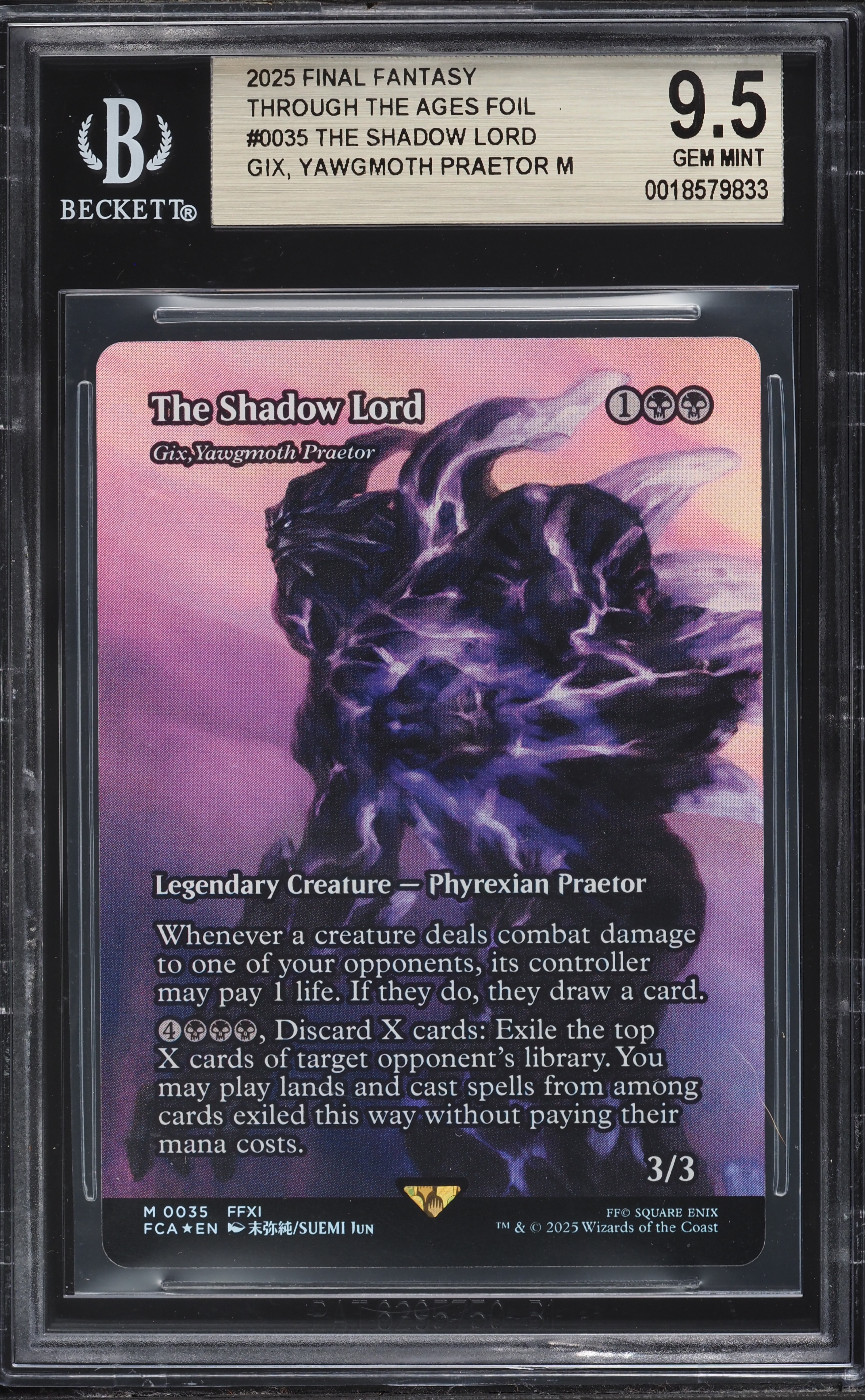 2025 MTG Final Fantasy Through The Ages Foil Borderless M The 