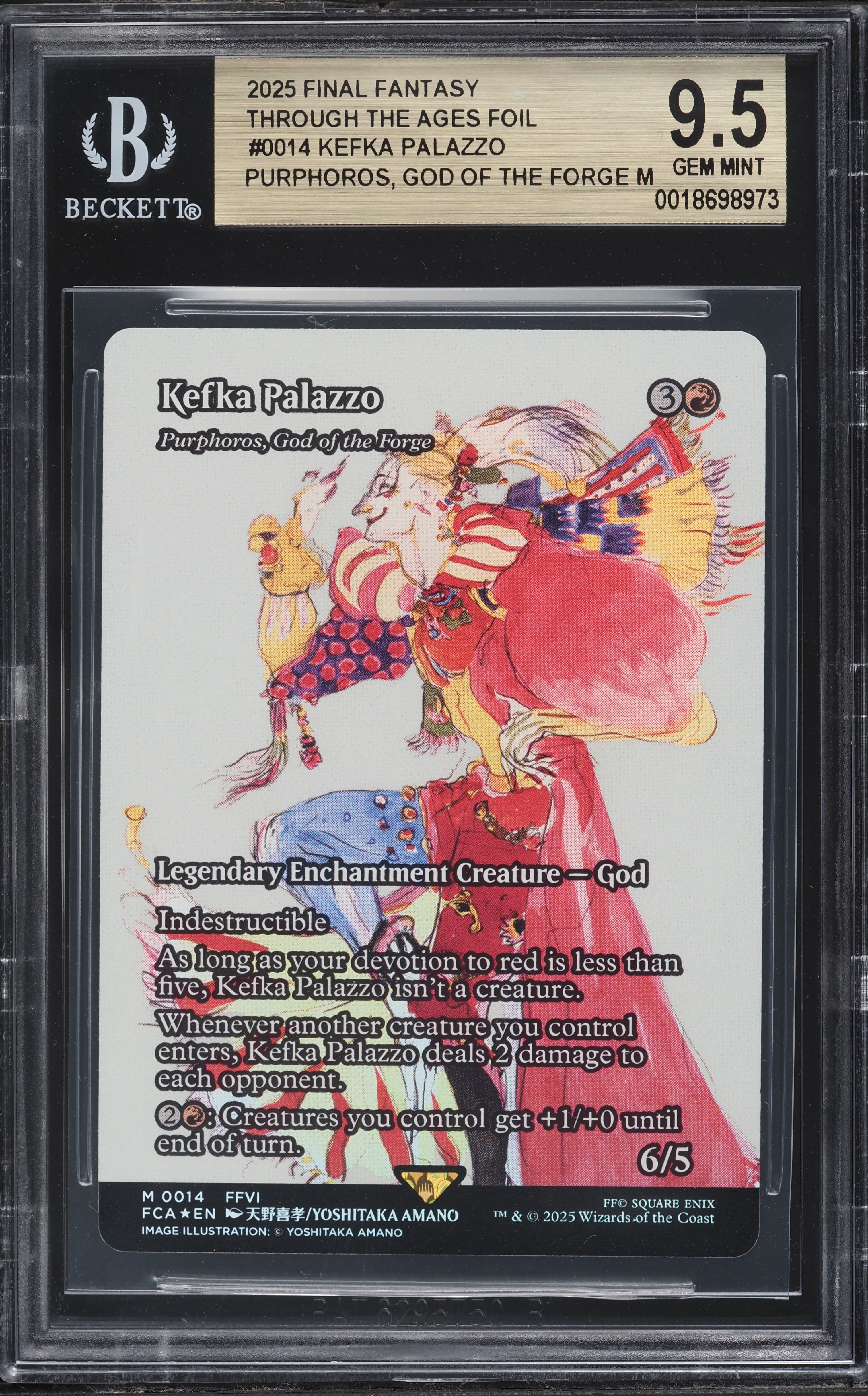 2025 MTG FF Through The Ages Foil Borderless M Kefka Palazzo