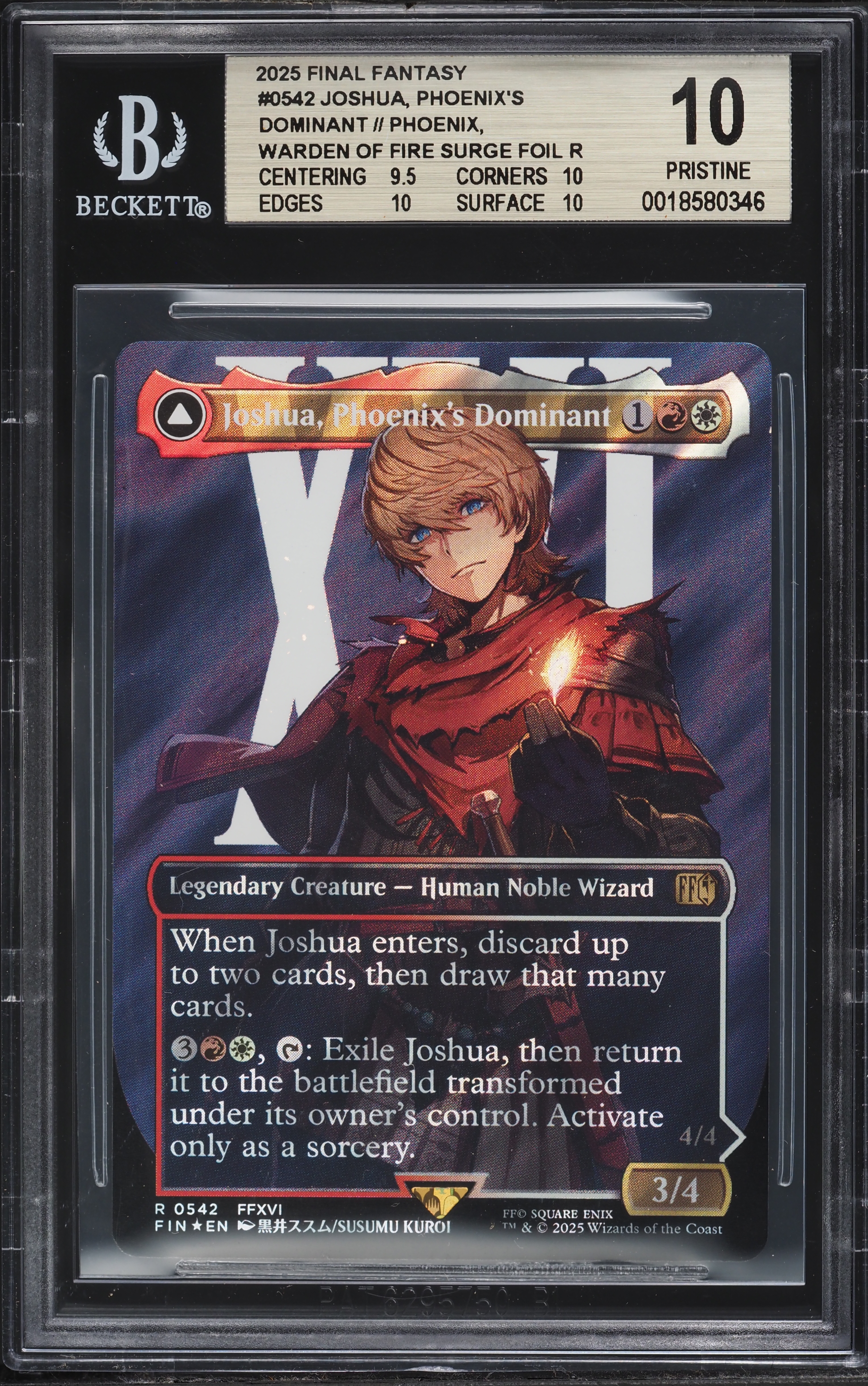 2025 MTG Final Fantasy Surge Foil Borderless R Joshua Phoenix's