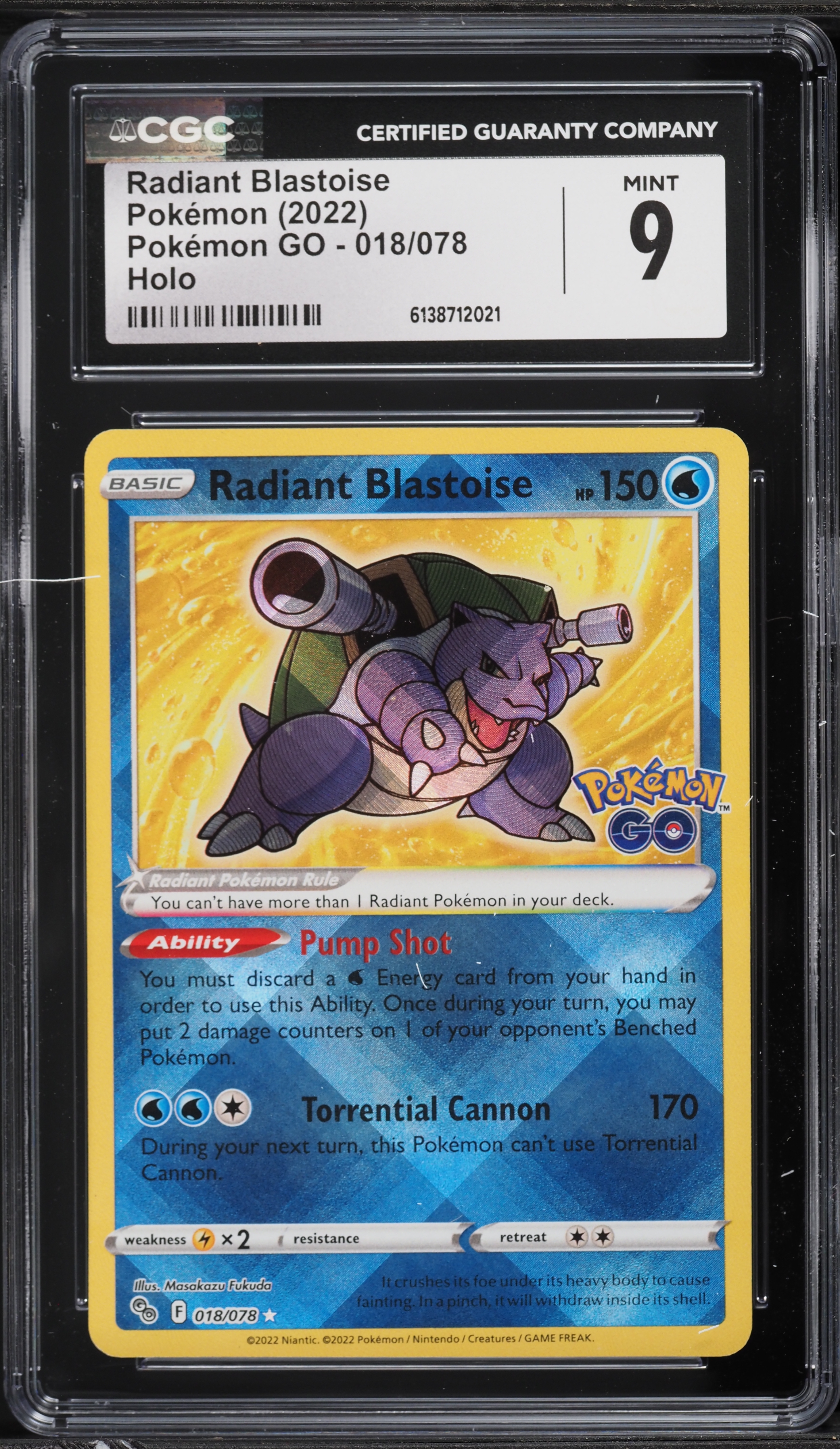 radiant blastoise pokemon go card K[s10b 018/071](Enhanced Expansion"Pokemon GO") Pokemon GO Singles Pokmon TCG  Pokmon GO