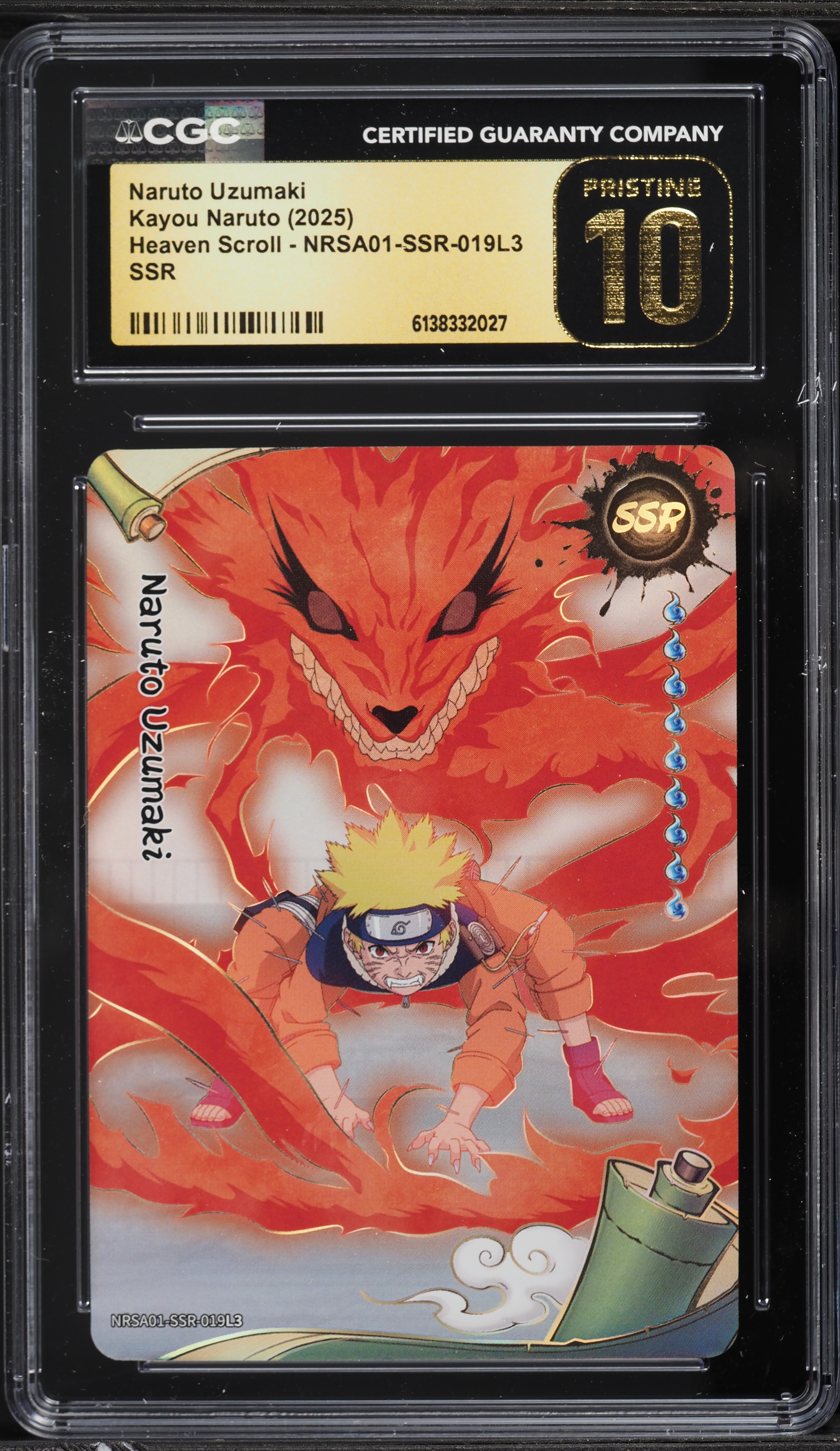 2025 Naruto Kayou Heaven Scroll Naruto Uzumaki #NRSA01-SSR-019L3