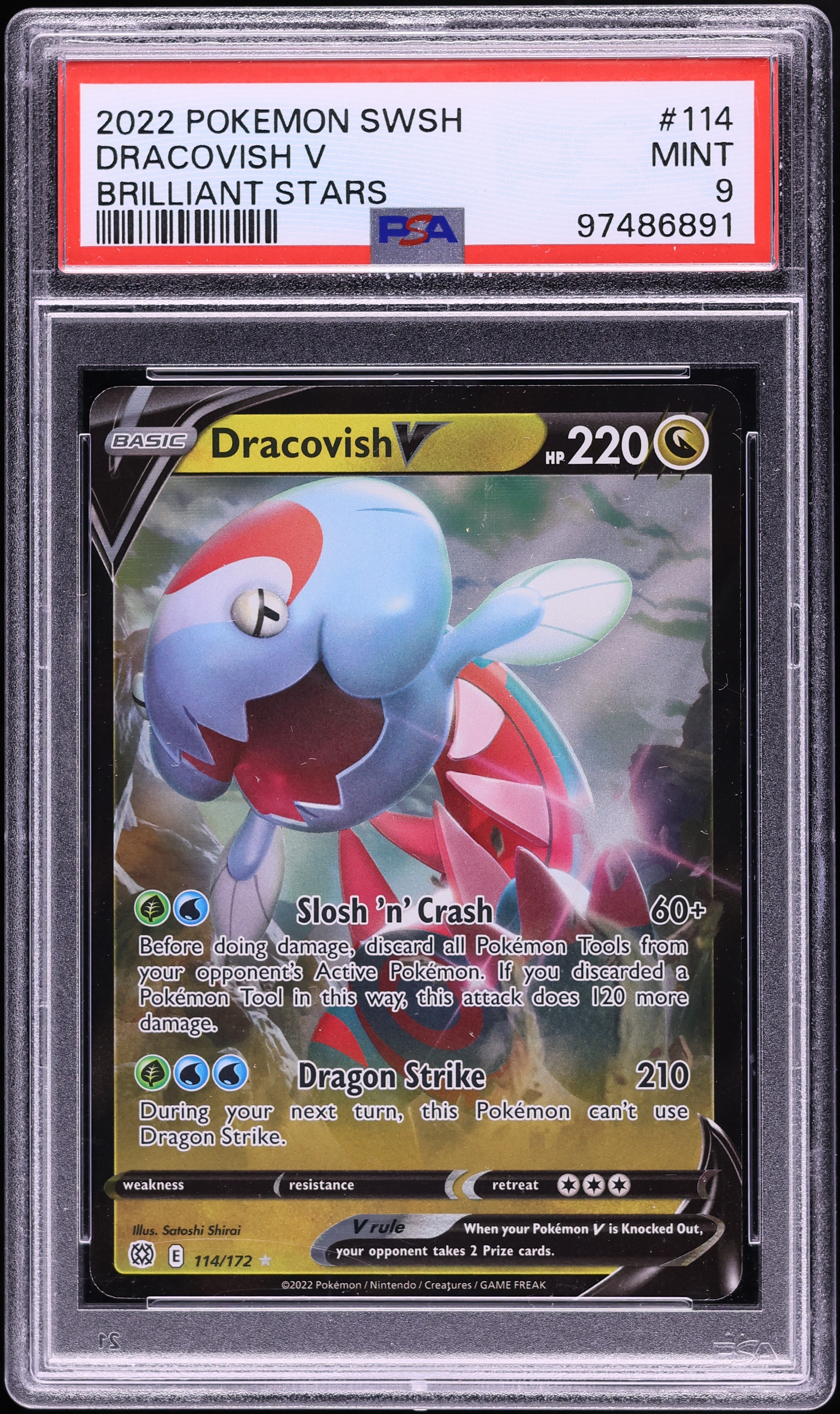 dracovish v pokemon card value 114/172 Ultra Rare (SWSH Brilliant Stars) + 1 TitanCards Toploader Toys None / None / 3 SWSH09 Amazon.com: Arctovish V - Dracovish