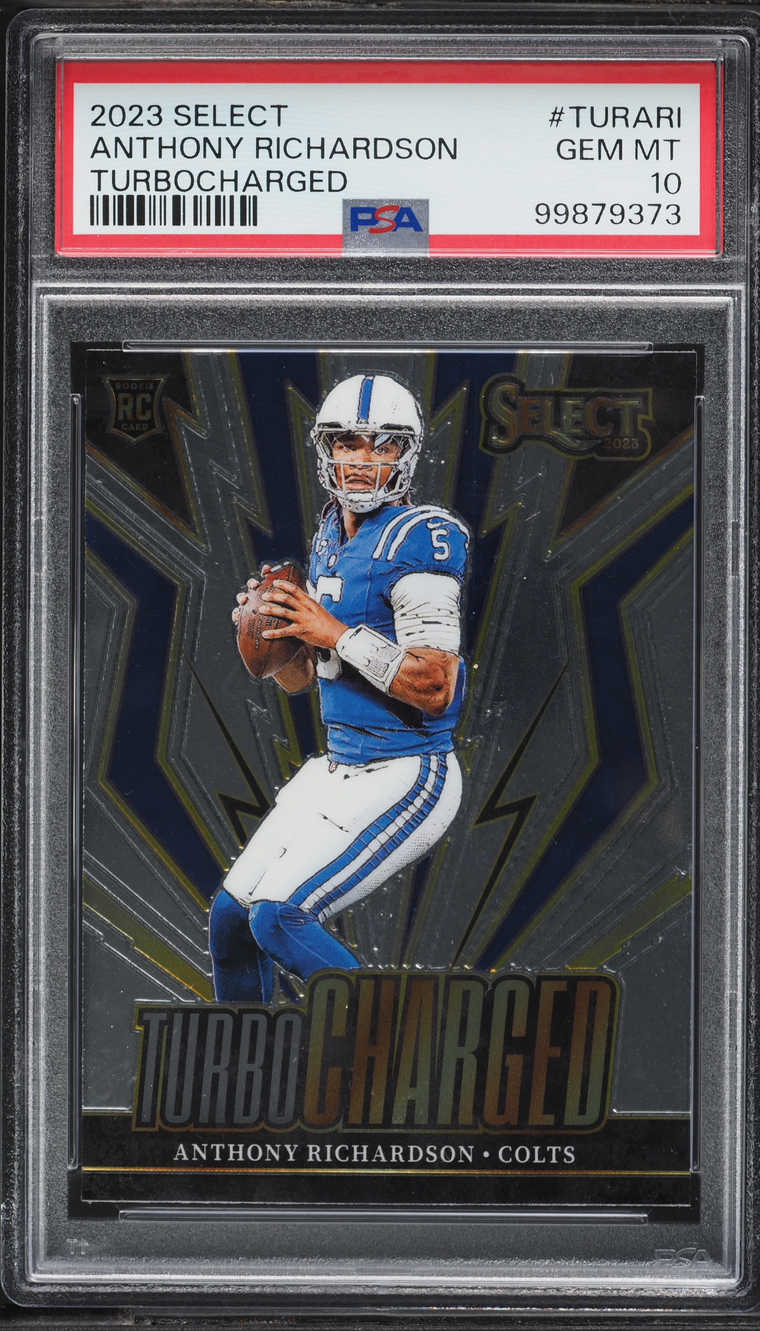 2023 Select Turbocharged Anthony Richardson ROOKIE #TUR-ARI PSA 10