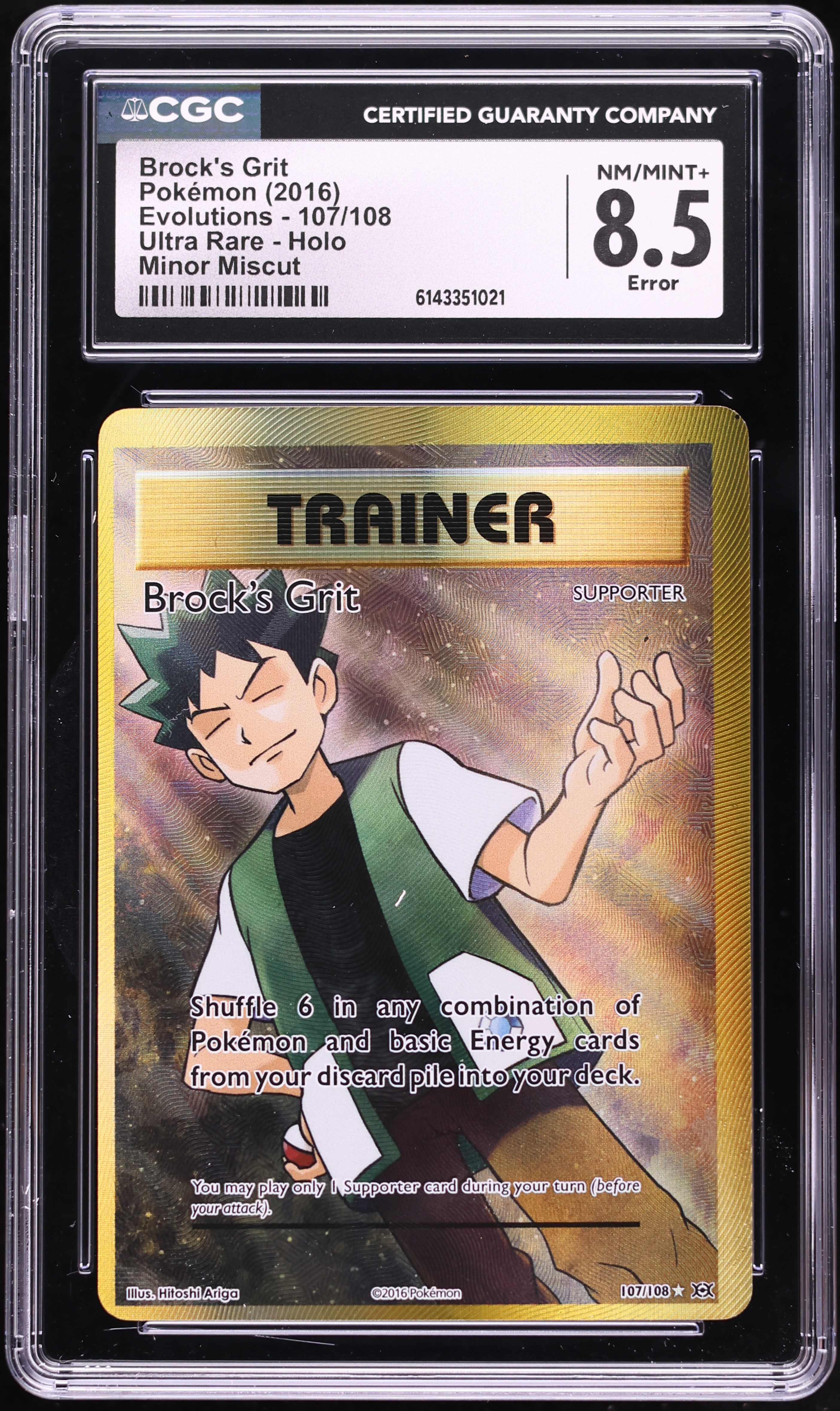 brock's grit pokemon card Brock's Grit 074 XY Evolutions