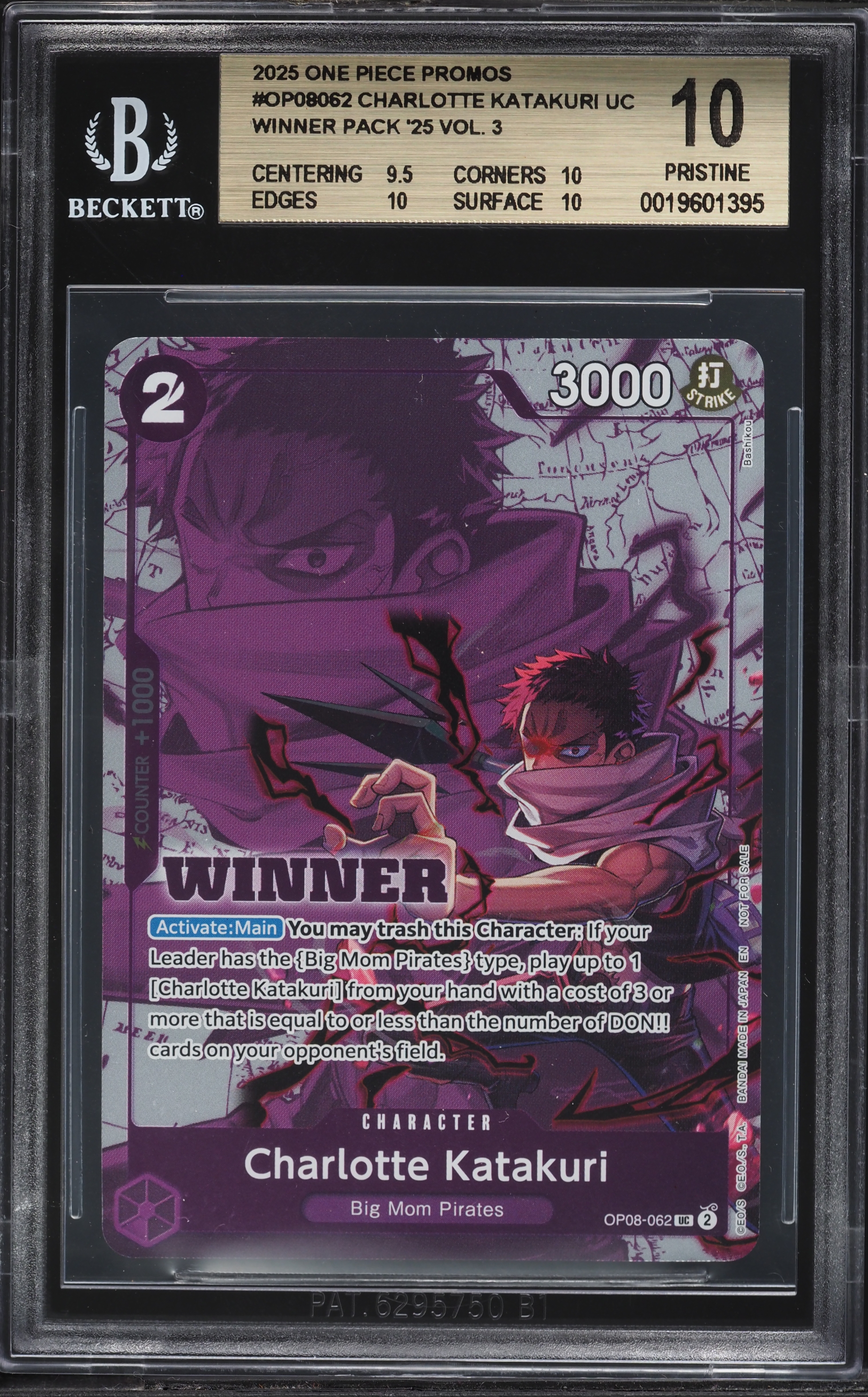 2025 One Piece Promo Winner Pack Volume 3 Charlotte Katakuri #OP08 