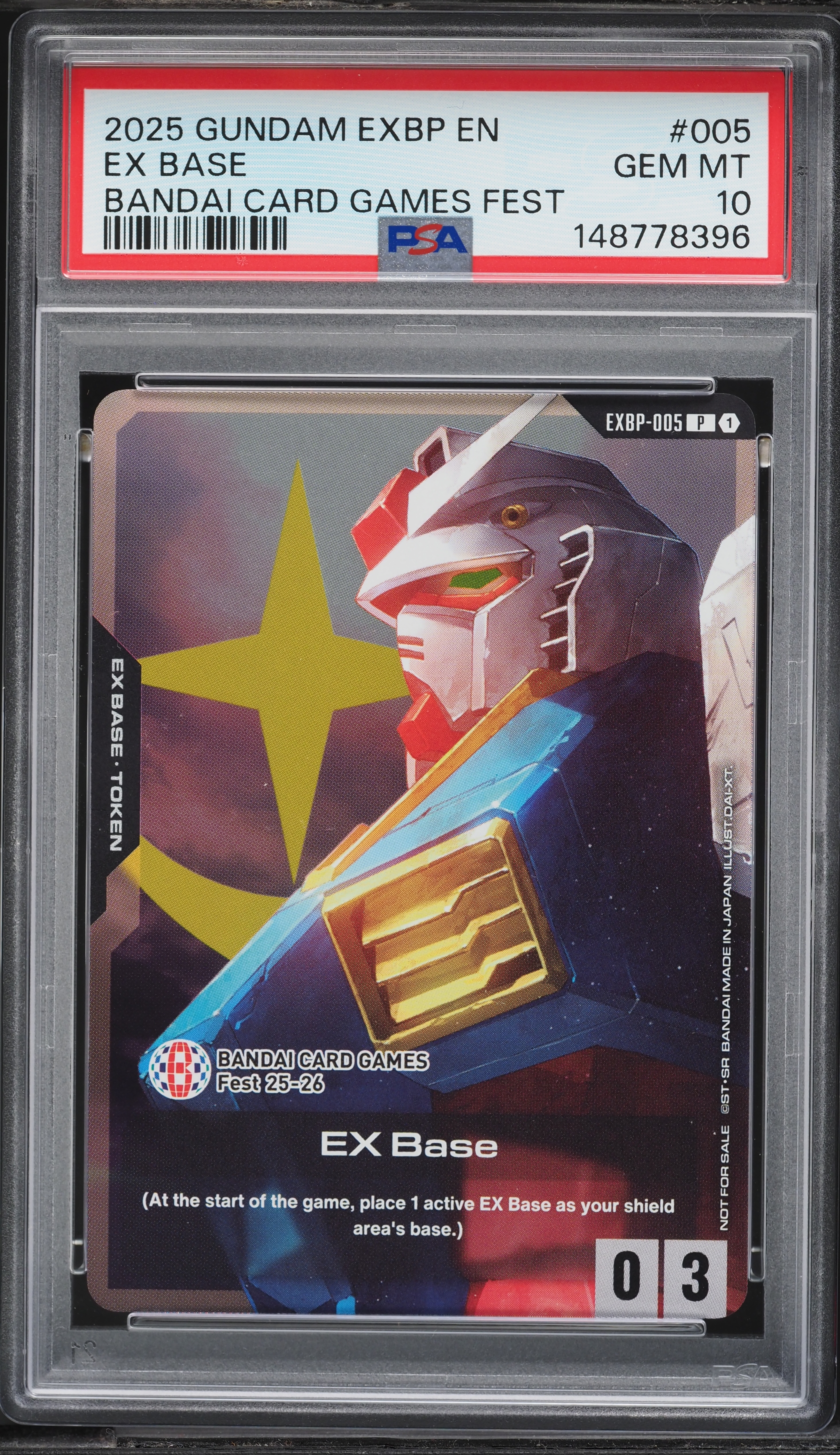 2025 Gundam Promo Bandai Card Games Fest '25-26 EX Base #EXBP-005