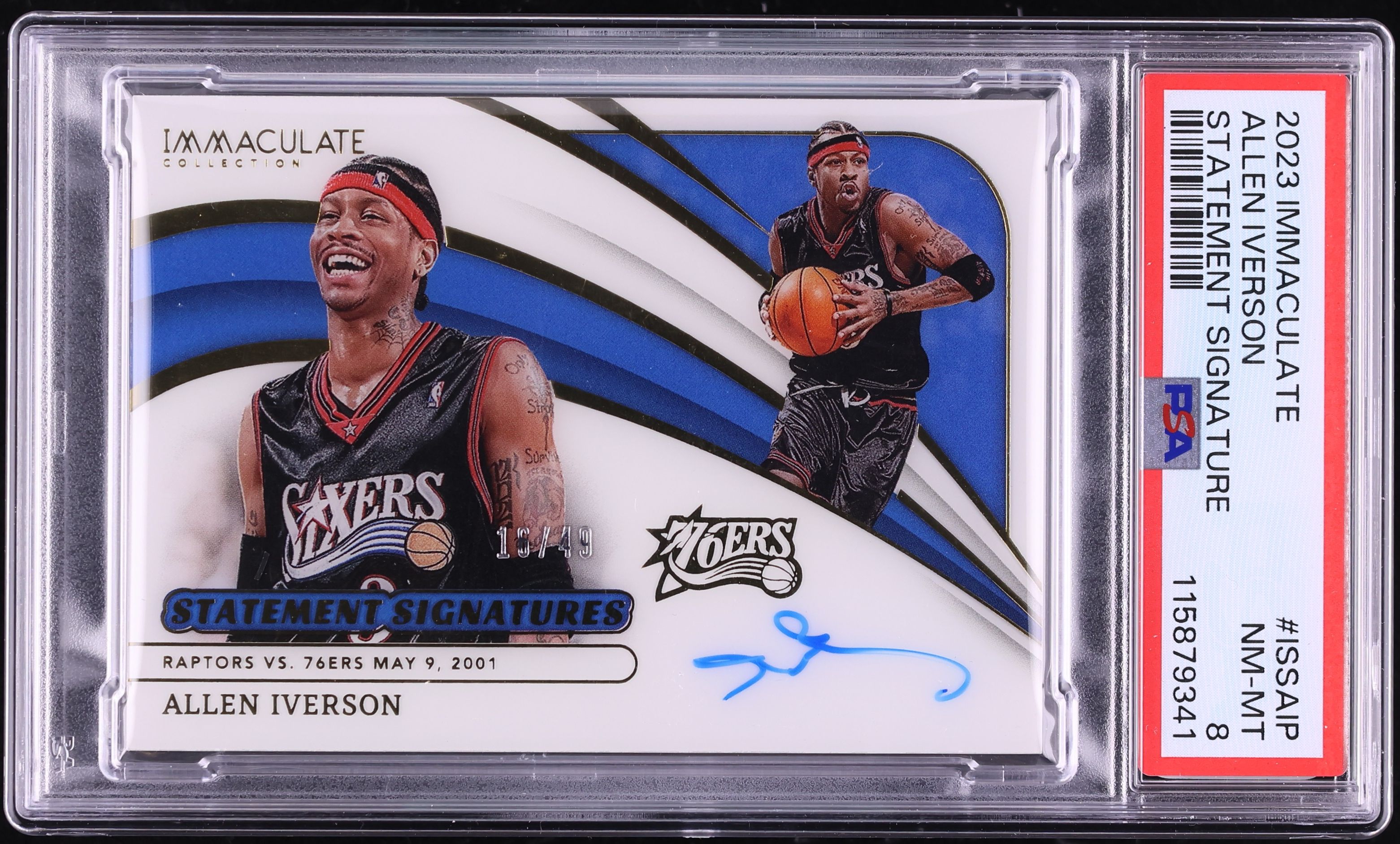 NBAカード Allen Iverson Immaculate Auto /49 【公式通販】