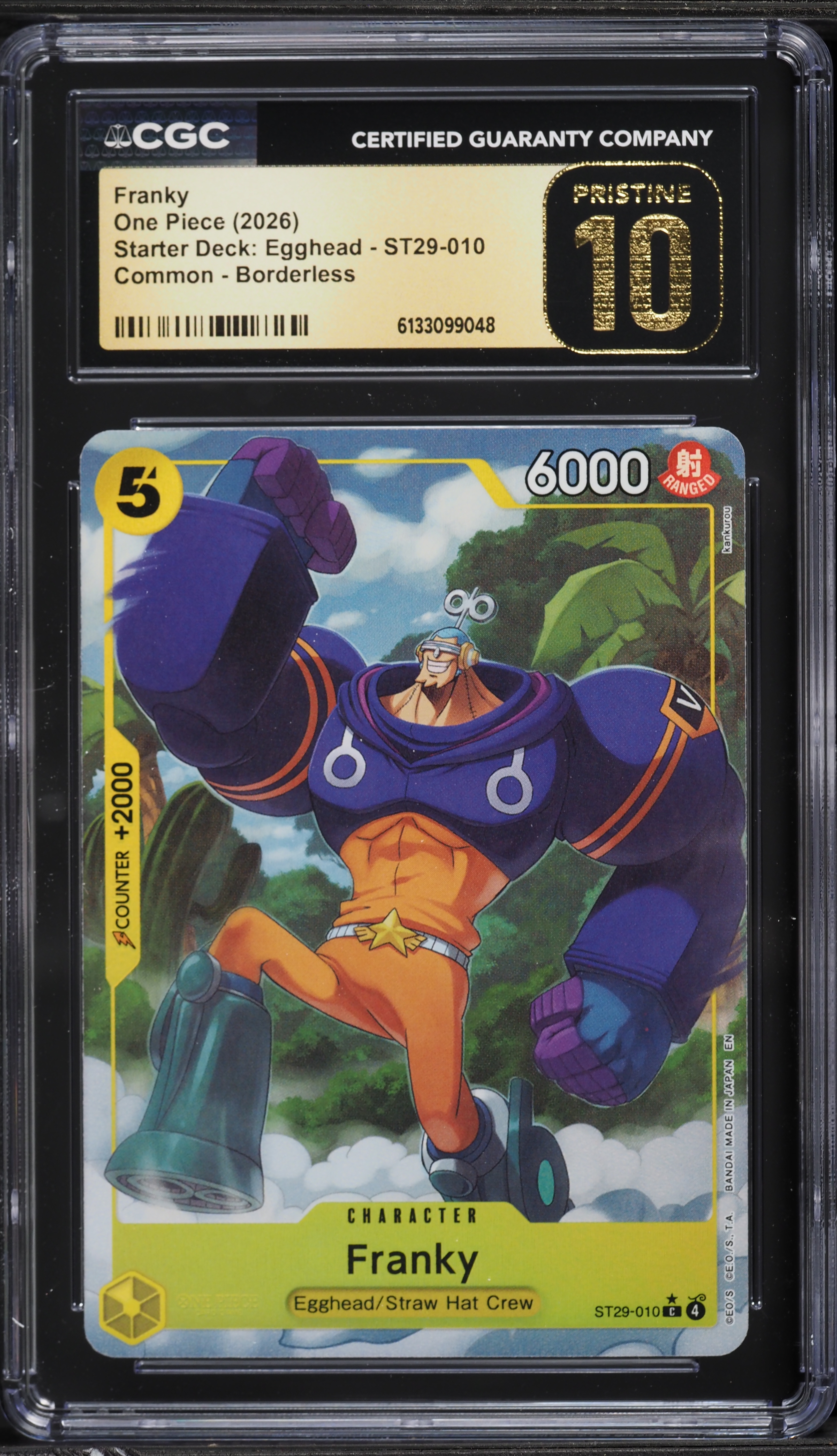 CGC10 PRISTINE金PSA10以上 フランキー st29-010 Franky [Full Art