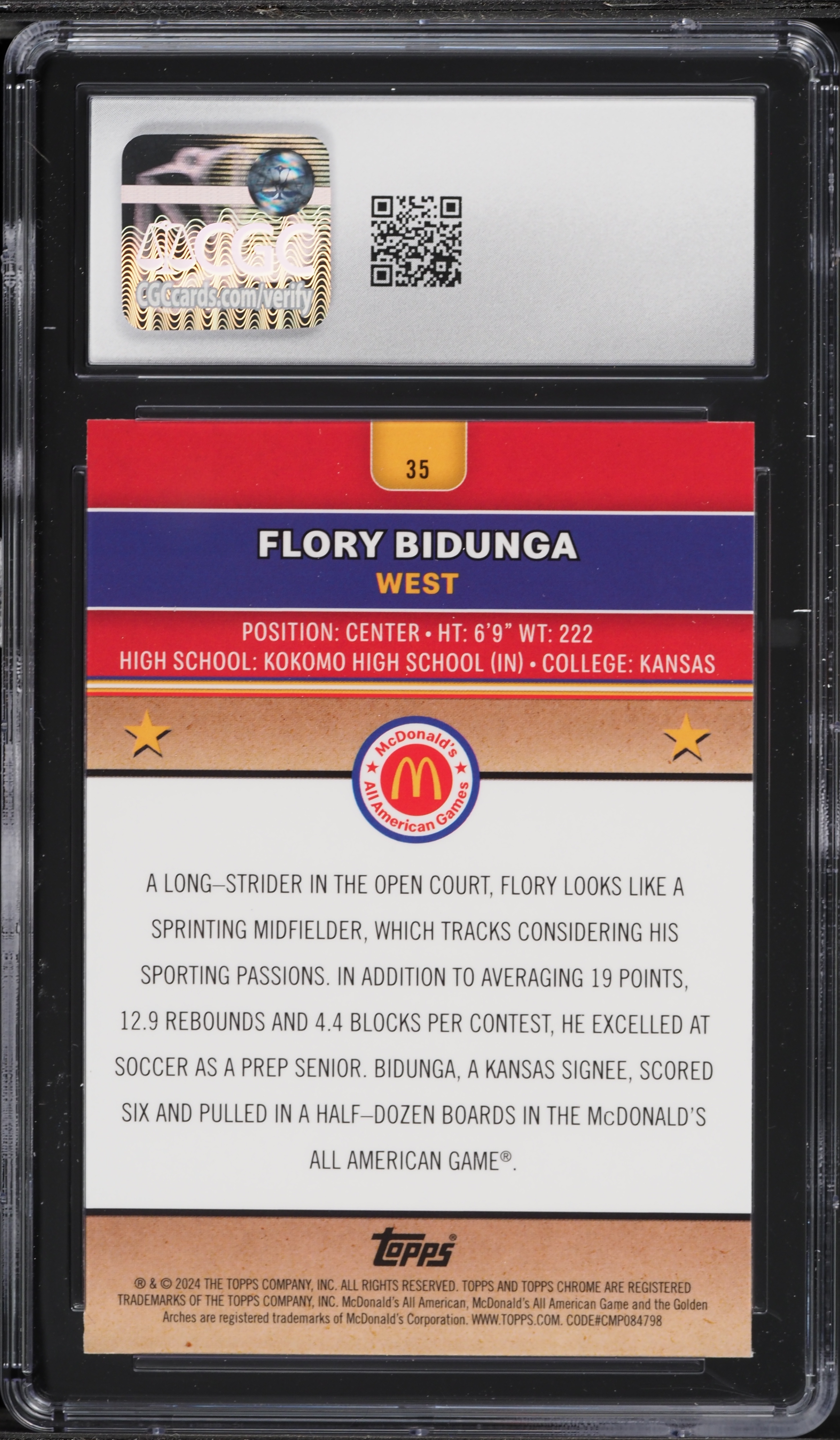 2024 Topps Chrome McDonald