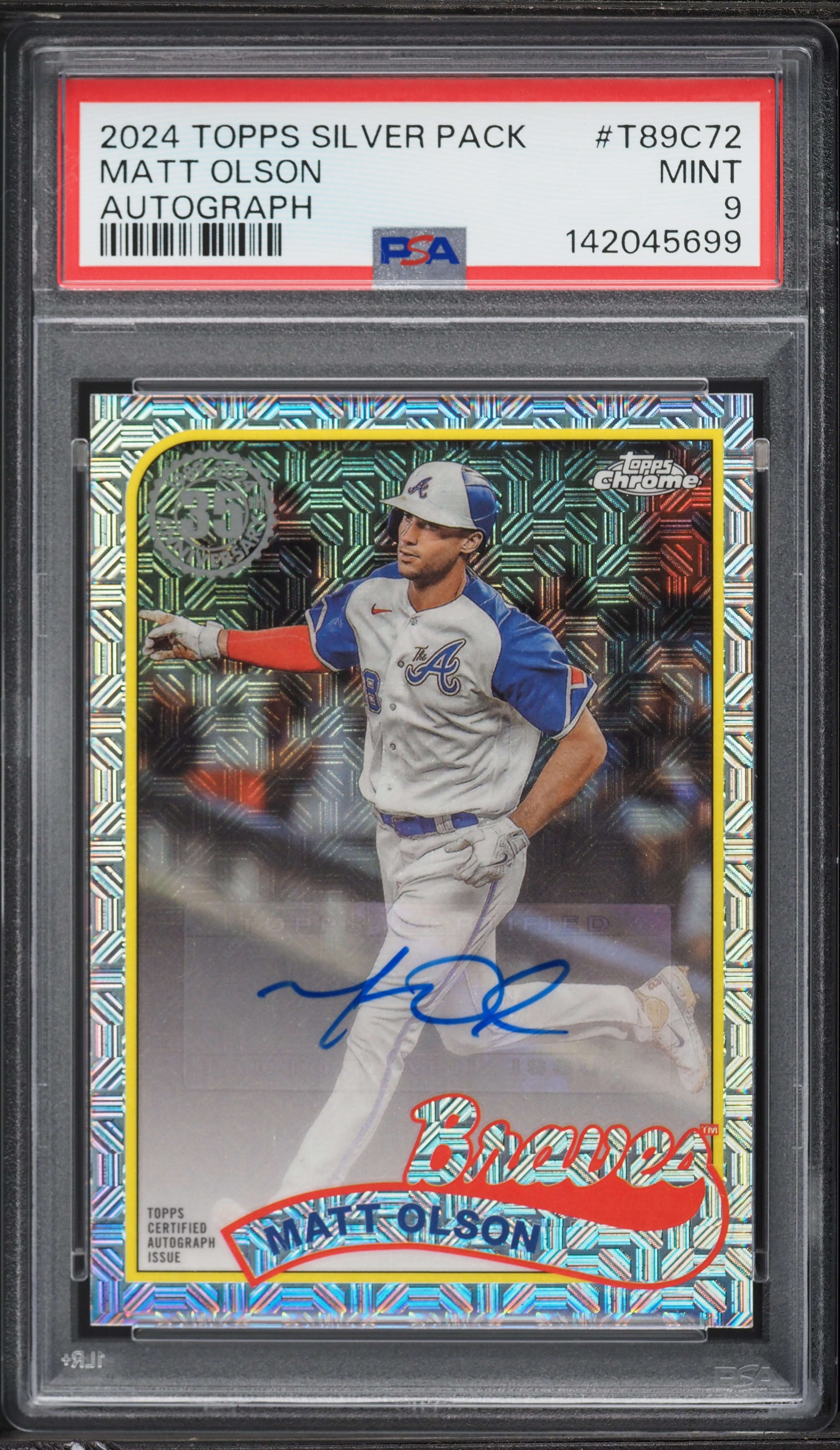 MATT OLSON auto TOPPS CHROME BLACK 【公式通販】