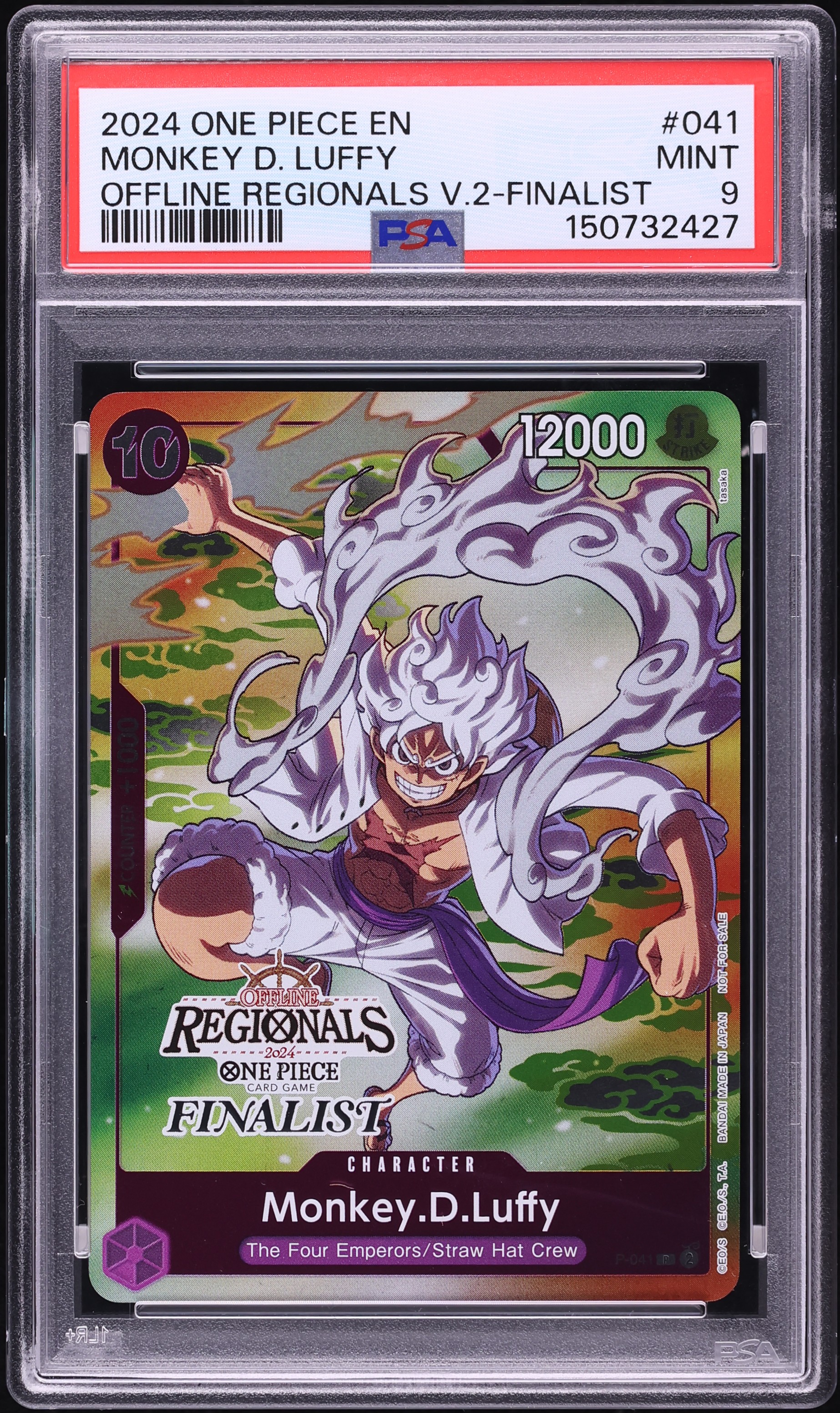 2024 One Piece Offline Regionals Pack Vol. 2 Finalist Monkey D